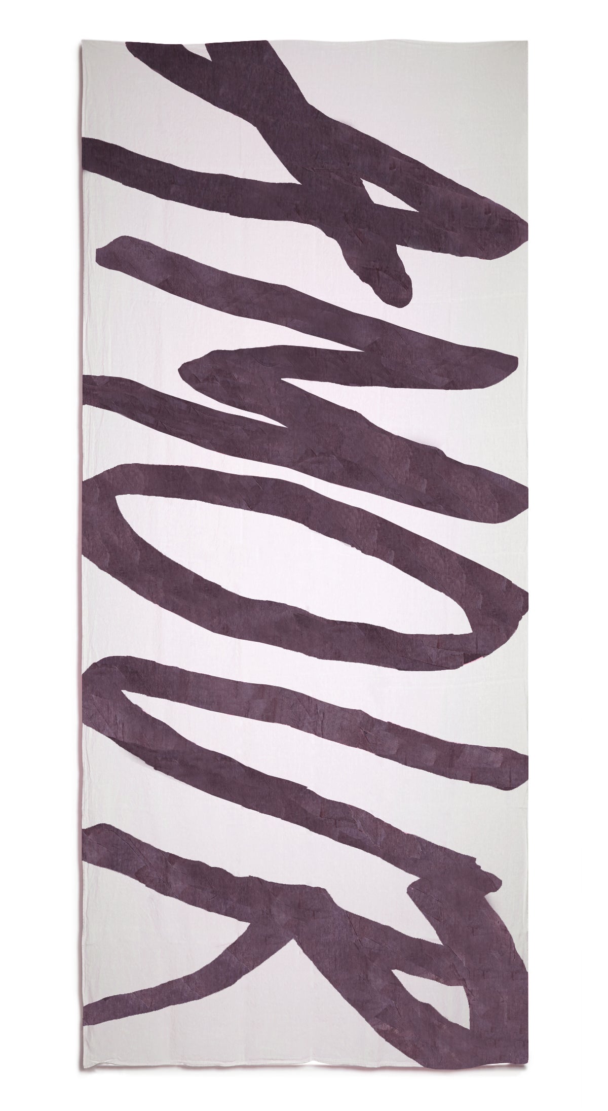 Amour Word Linen Tablecloth in Grape Purple