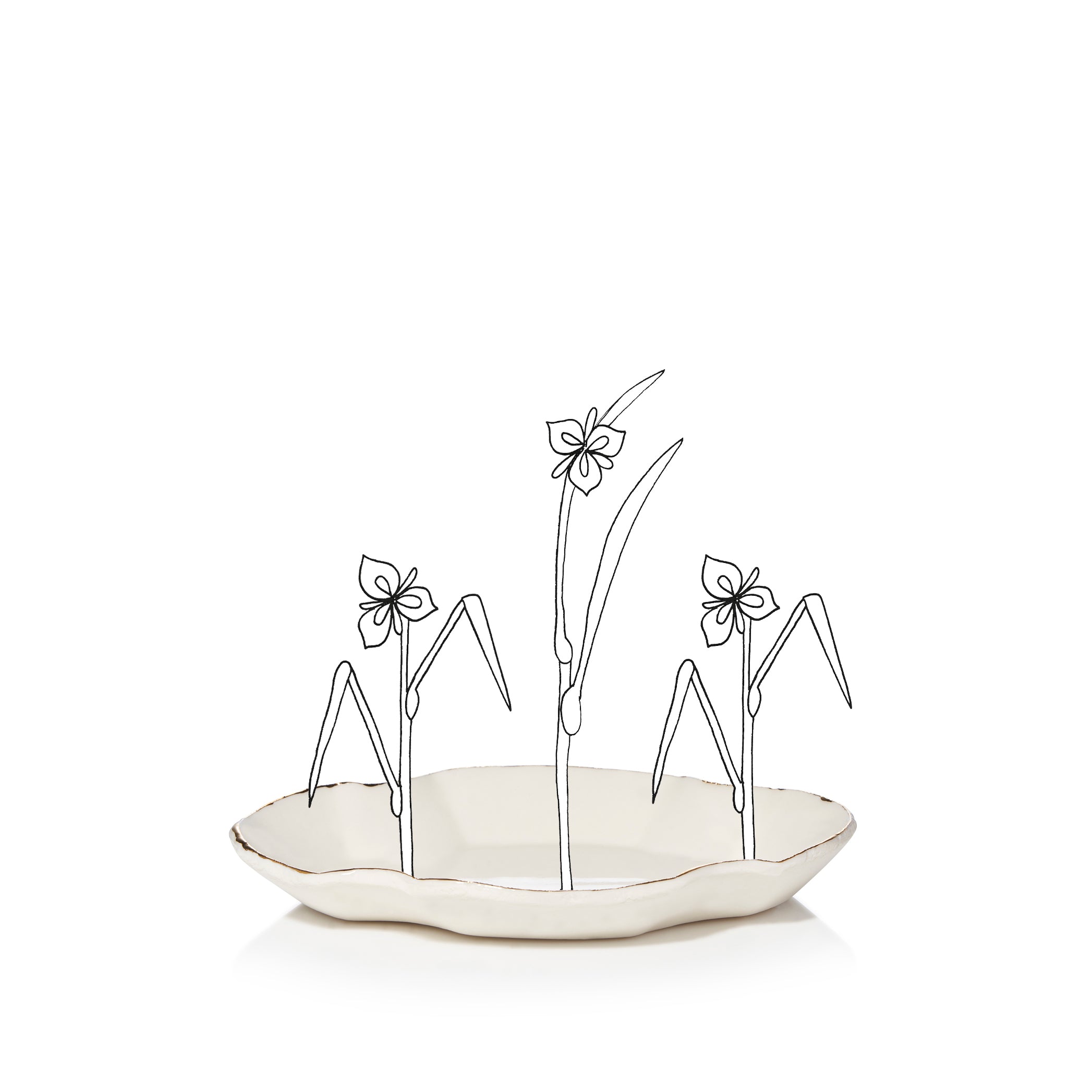 HB Deco Jagged Oval Tray, 15cm