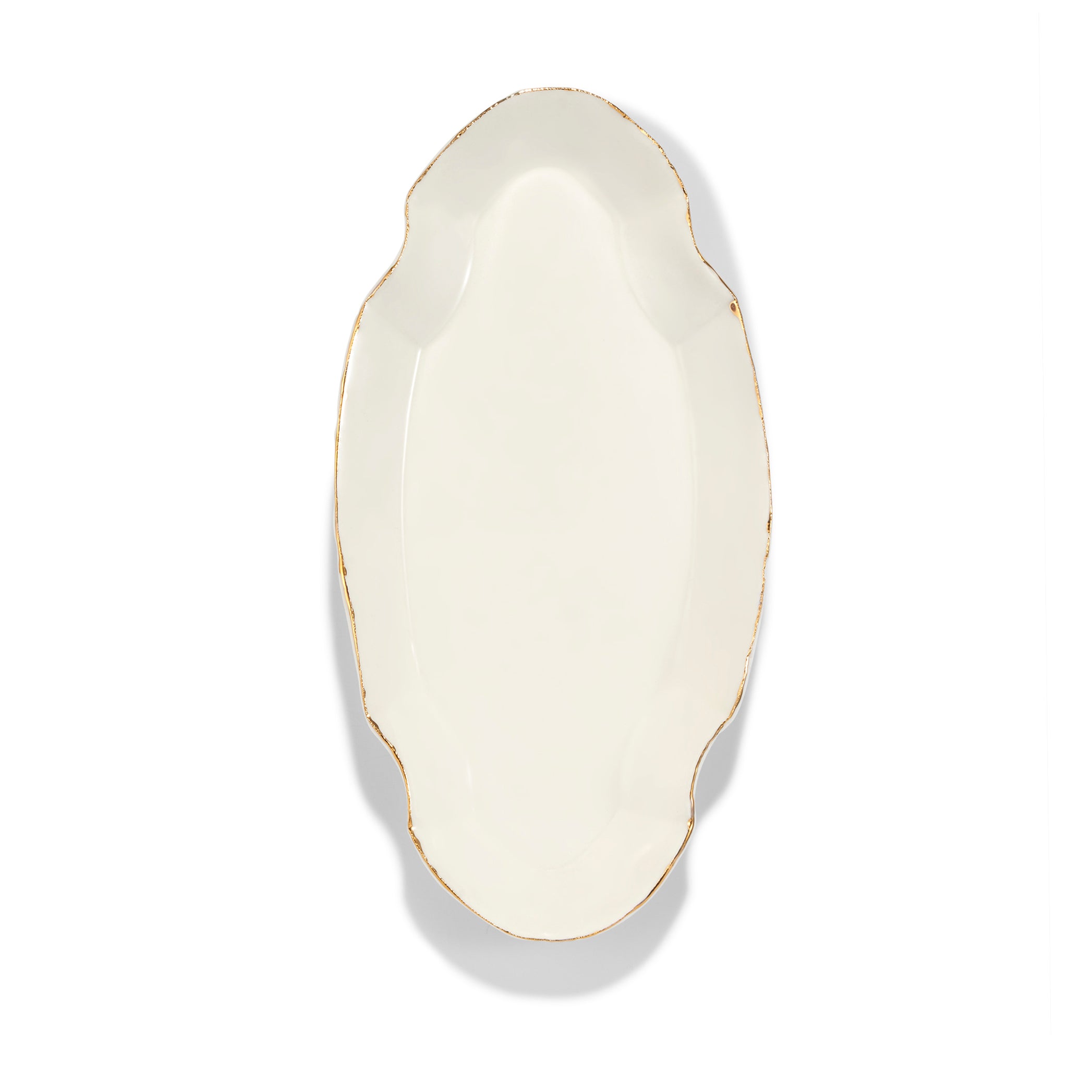 HB Deco Jagged Oval Tray, 23cm