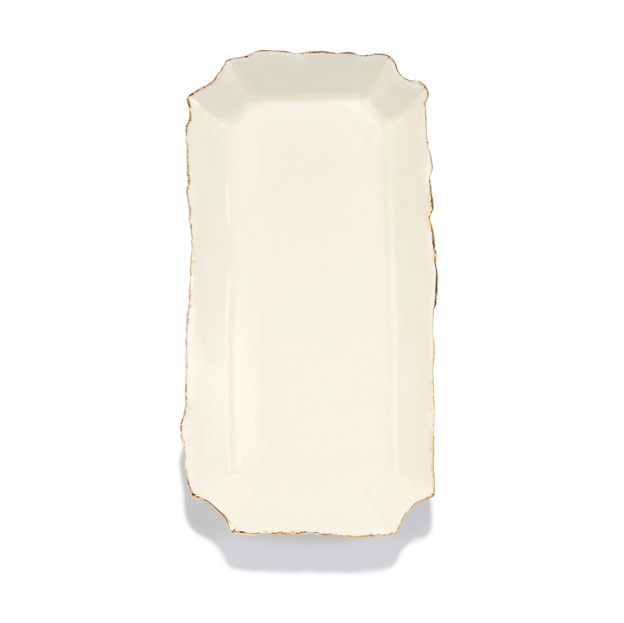 HB Deco Jagged Rectangular Tray, 23cm