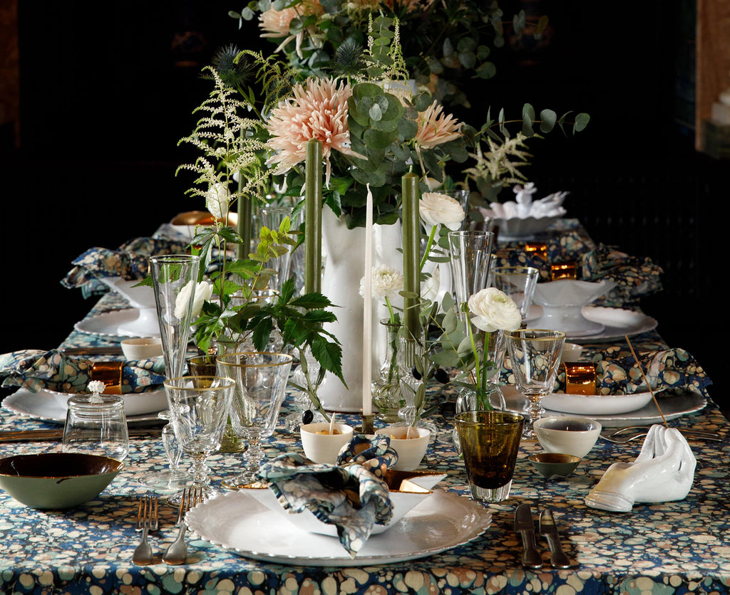 Pair of Peggy Candlesticks By Astier de Villatte, Large, 28cm