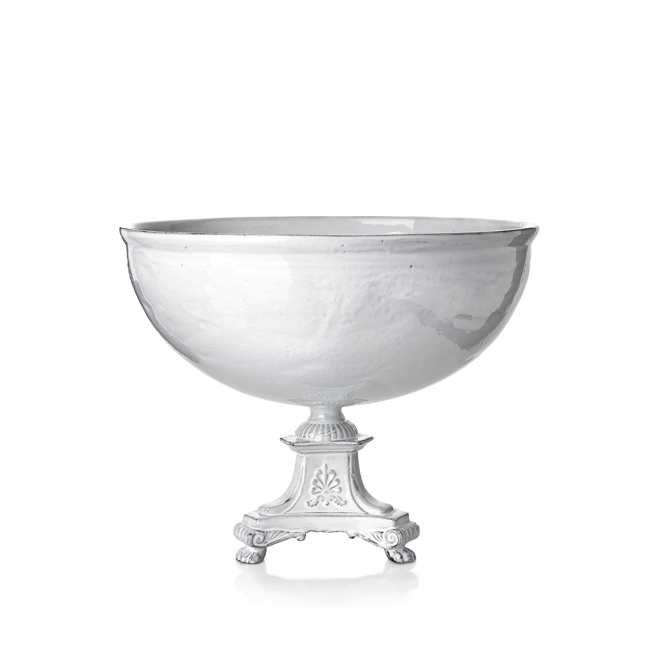 Lion Fruit Stand, Large by Astier de Villatte, 31.5cm