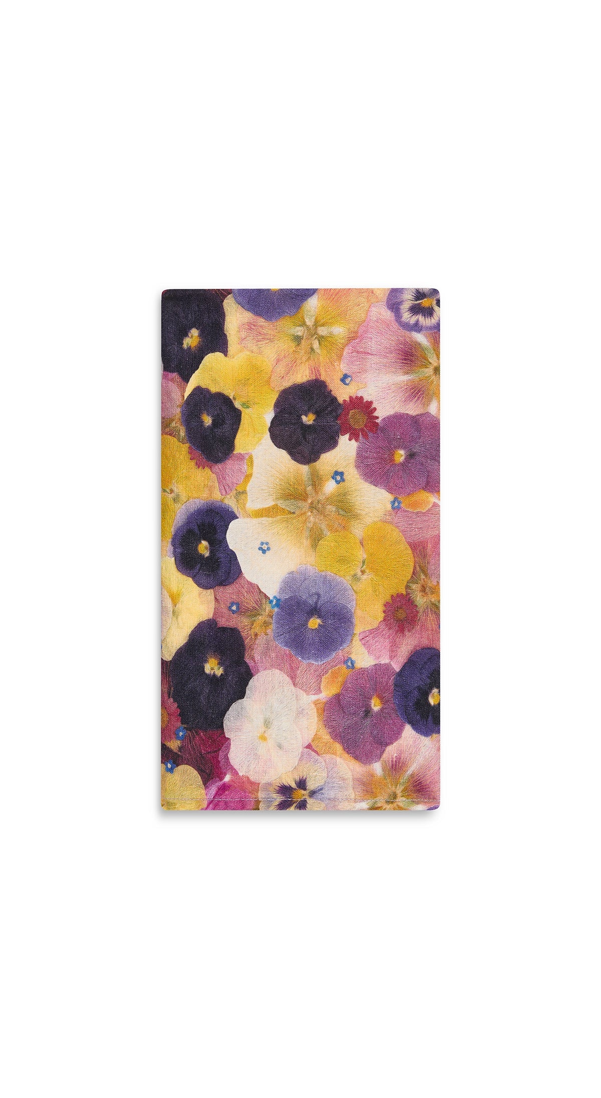 'Le Marché aux Fleurs' Linen Napkin in Multicolours, 50x50cm