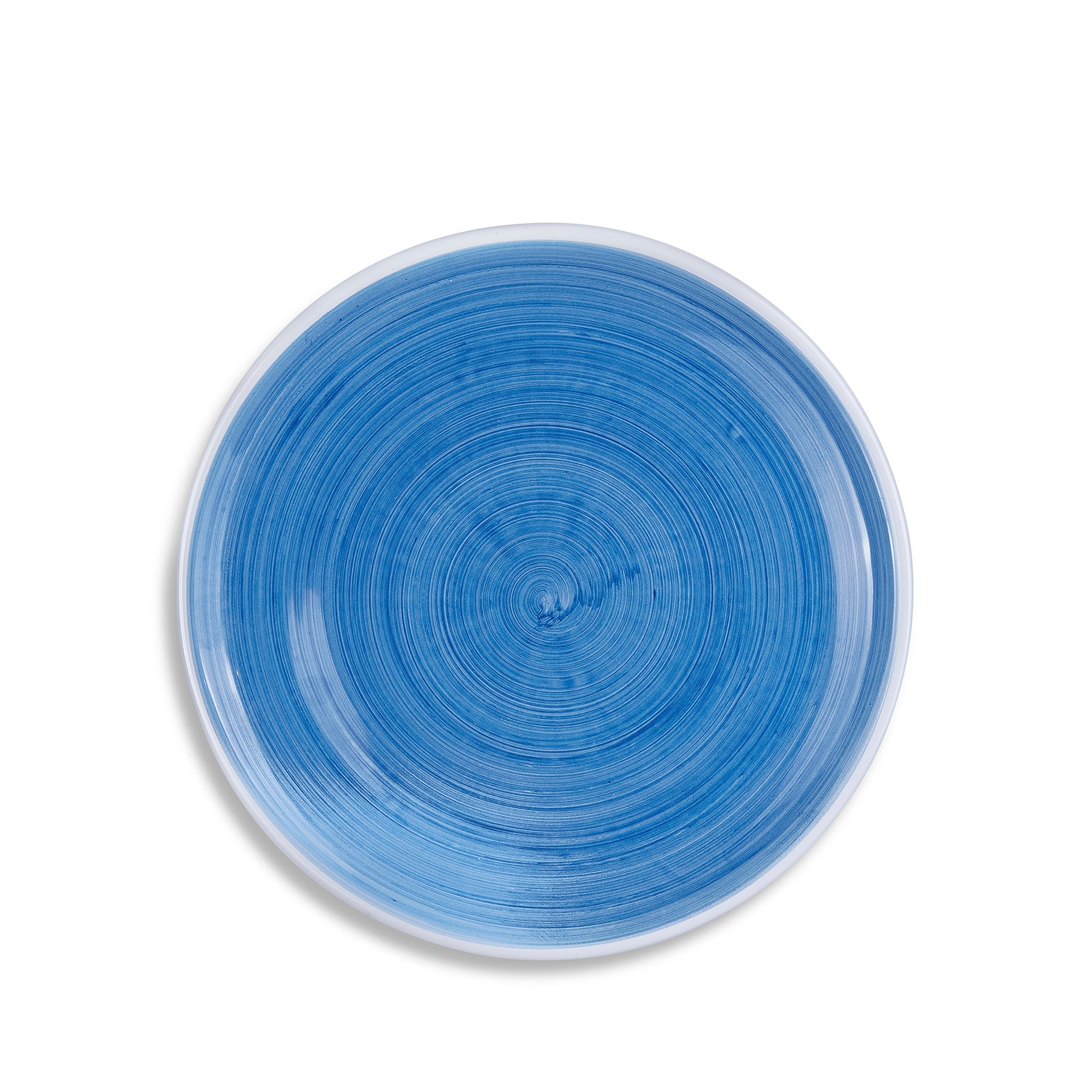 S&B 'Brushed' Ceramic Dinner Plate in Light Blue, 30cm