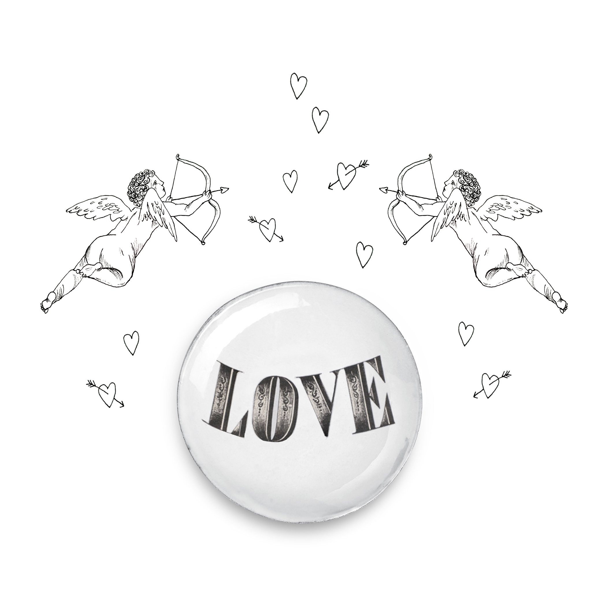 Love Saucer by Astier de Villatte, 15.5cm