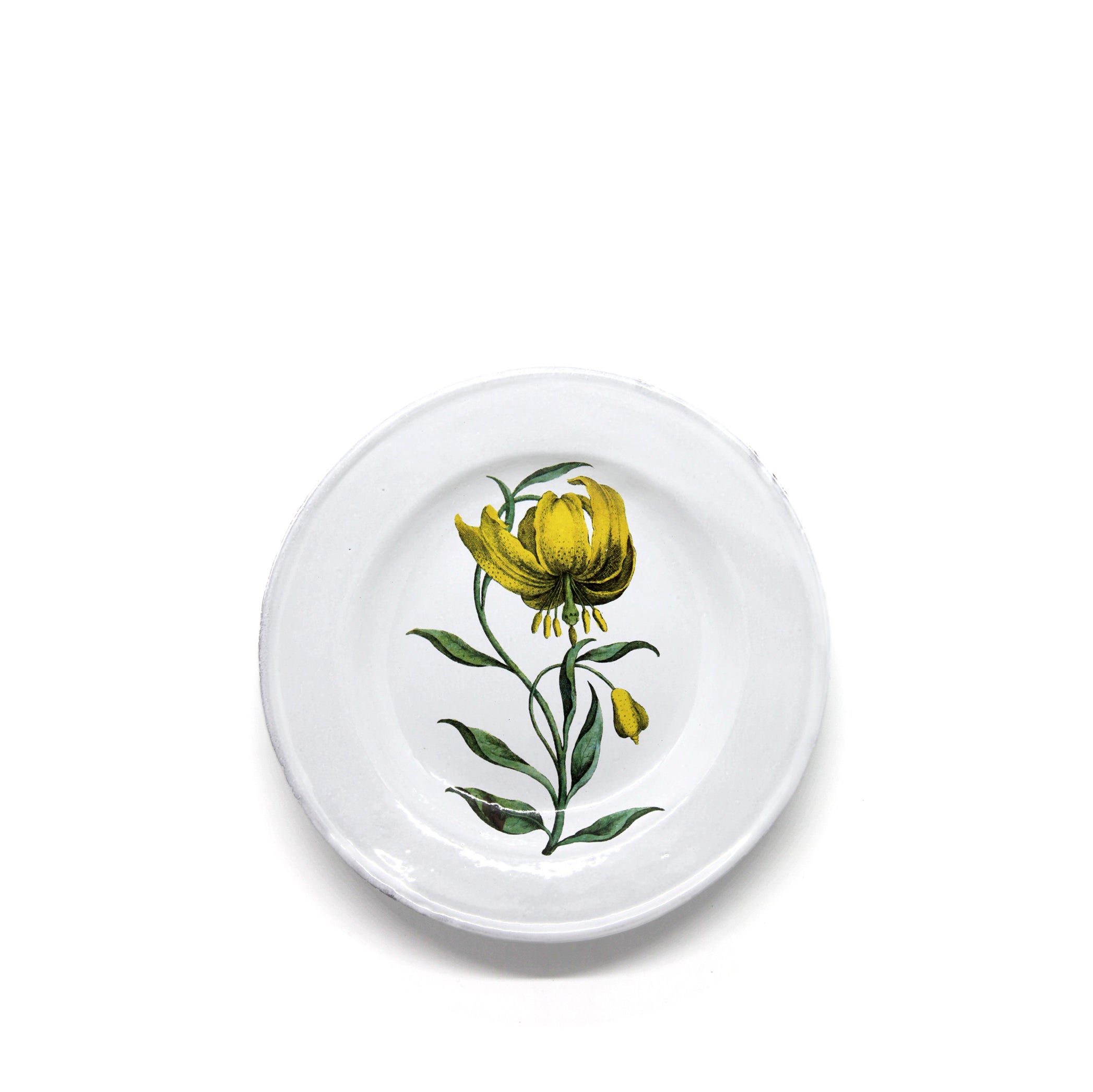 Mountain Lily Flower Plate by Astier de Villatte, 22cm