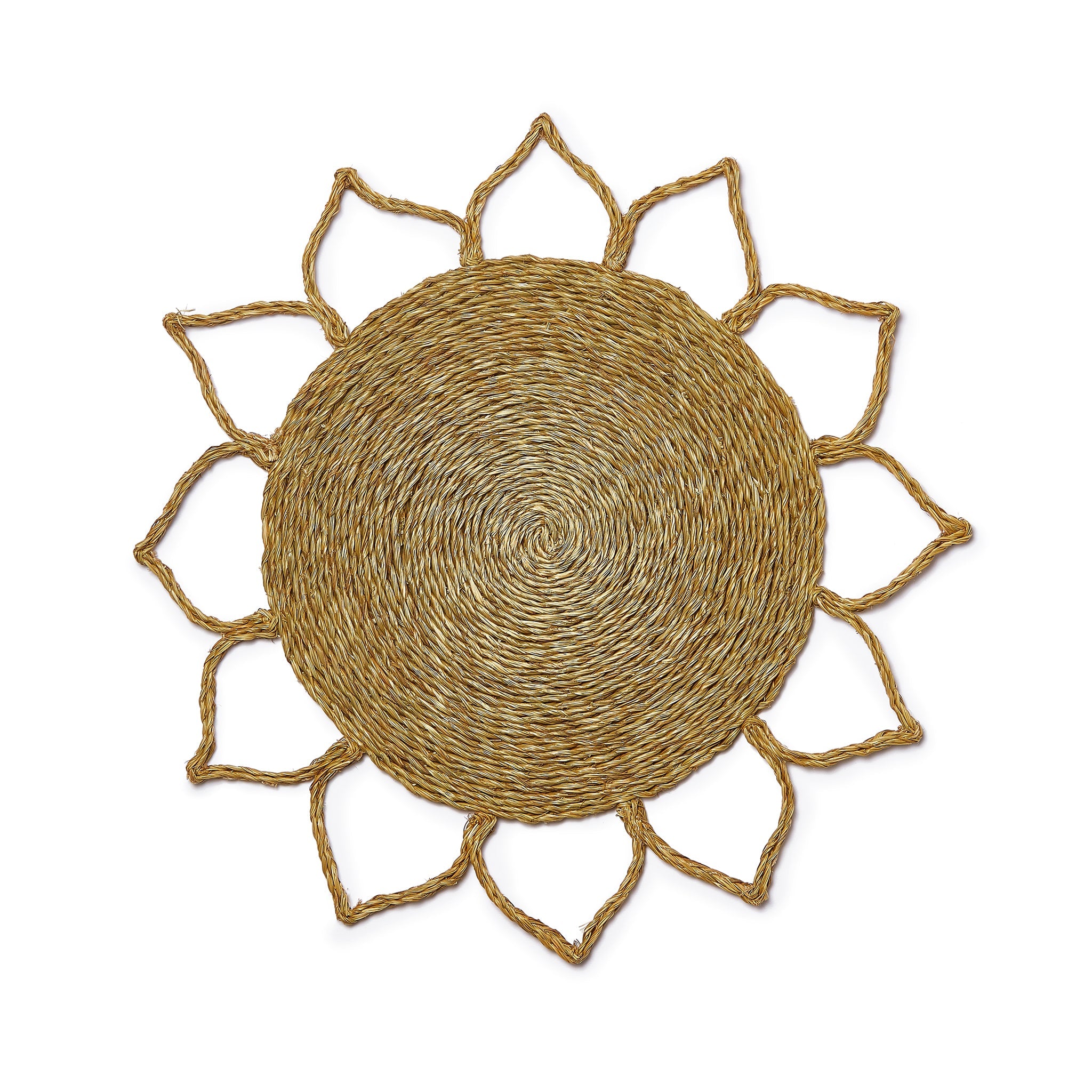 'Petal' Placemat in Natural, 36cm