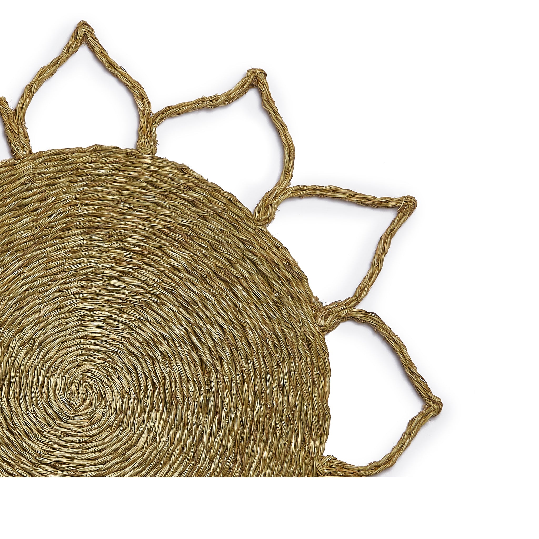 'Petal' Placemat in Natural, 36cm