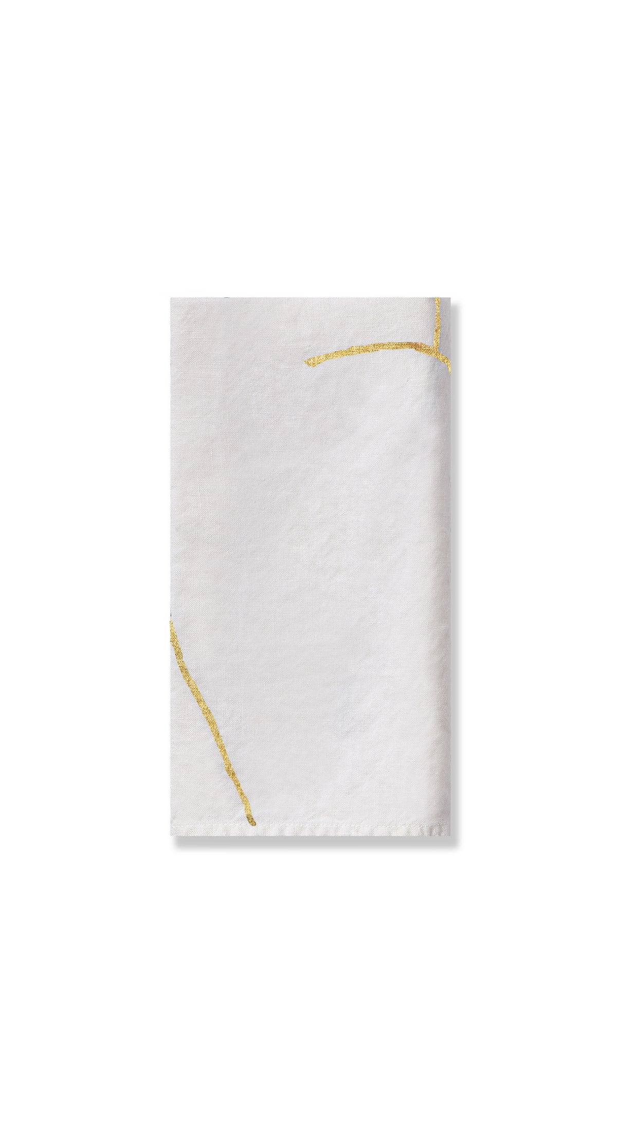 Nude Linen Napkin "Male" in Gold, 50x50cm