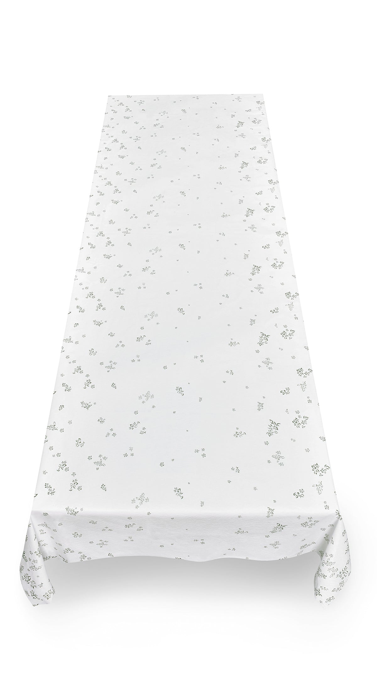 Summerill & Bishop Falling Flower Paper Tablecloth in Avocado Green