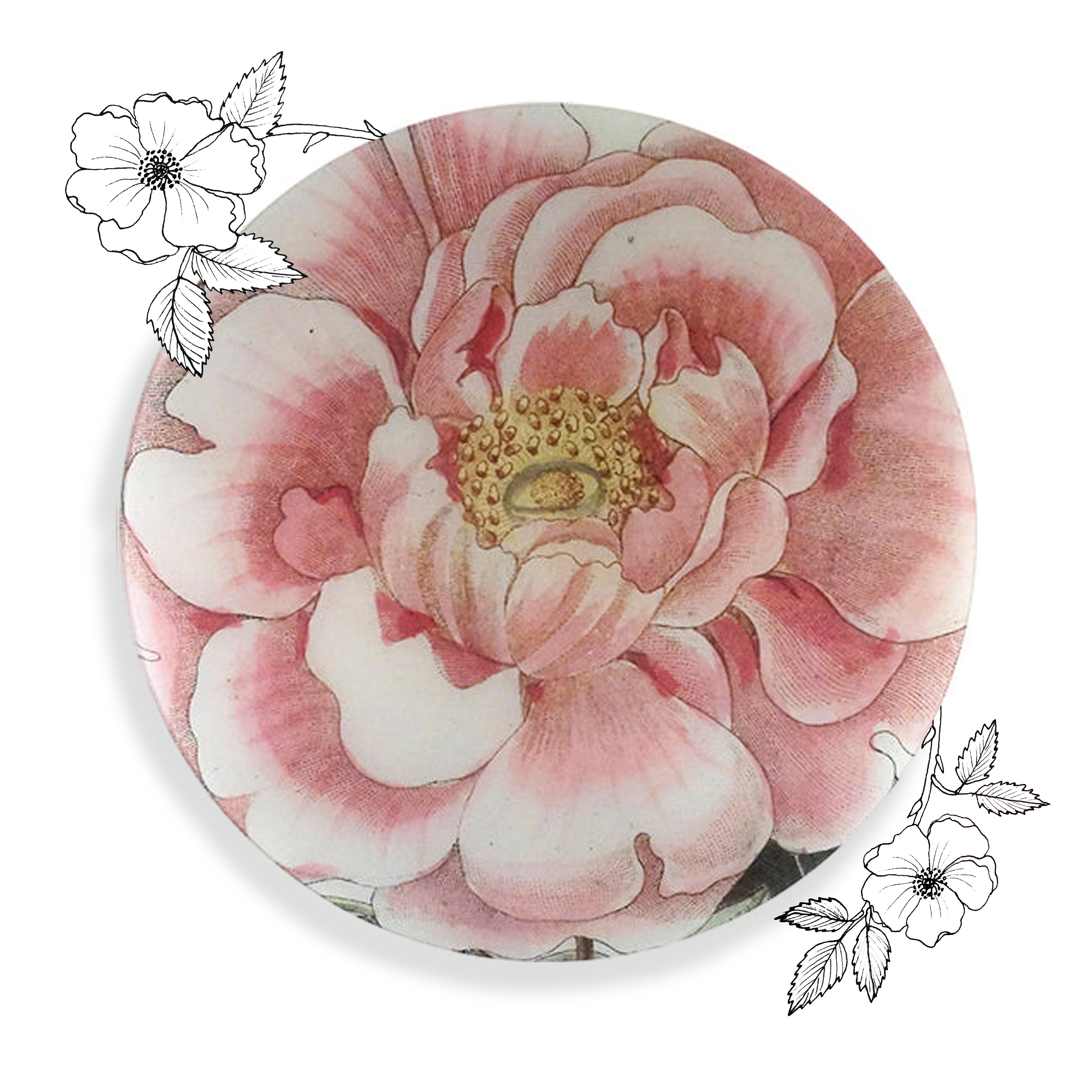 John Derian 'Rosa' Plate, 40cm