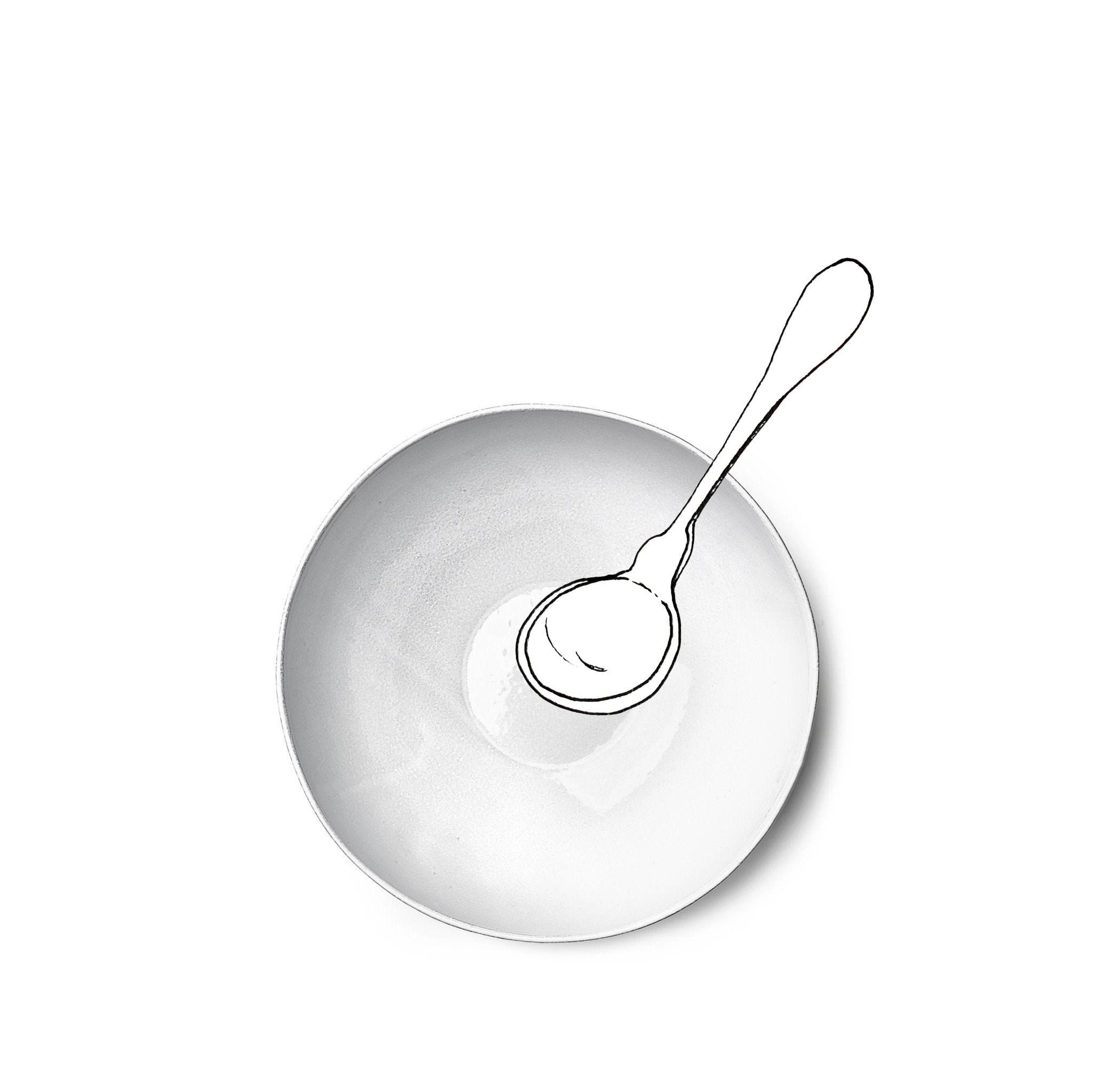 Simple Salad Bowl, Large by Astier de Villatte, 29cm