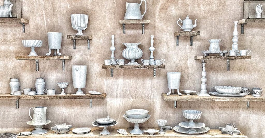 Simple Medium Fruit Stand by Astier de Villatte, 26.5cm