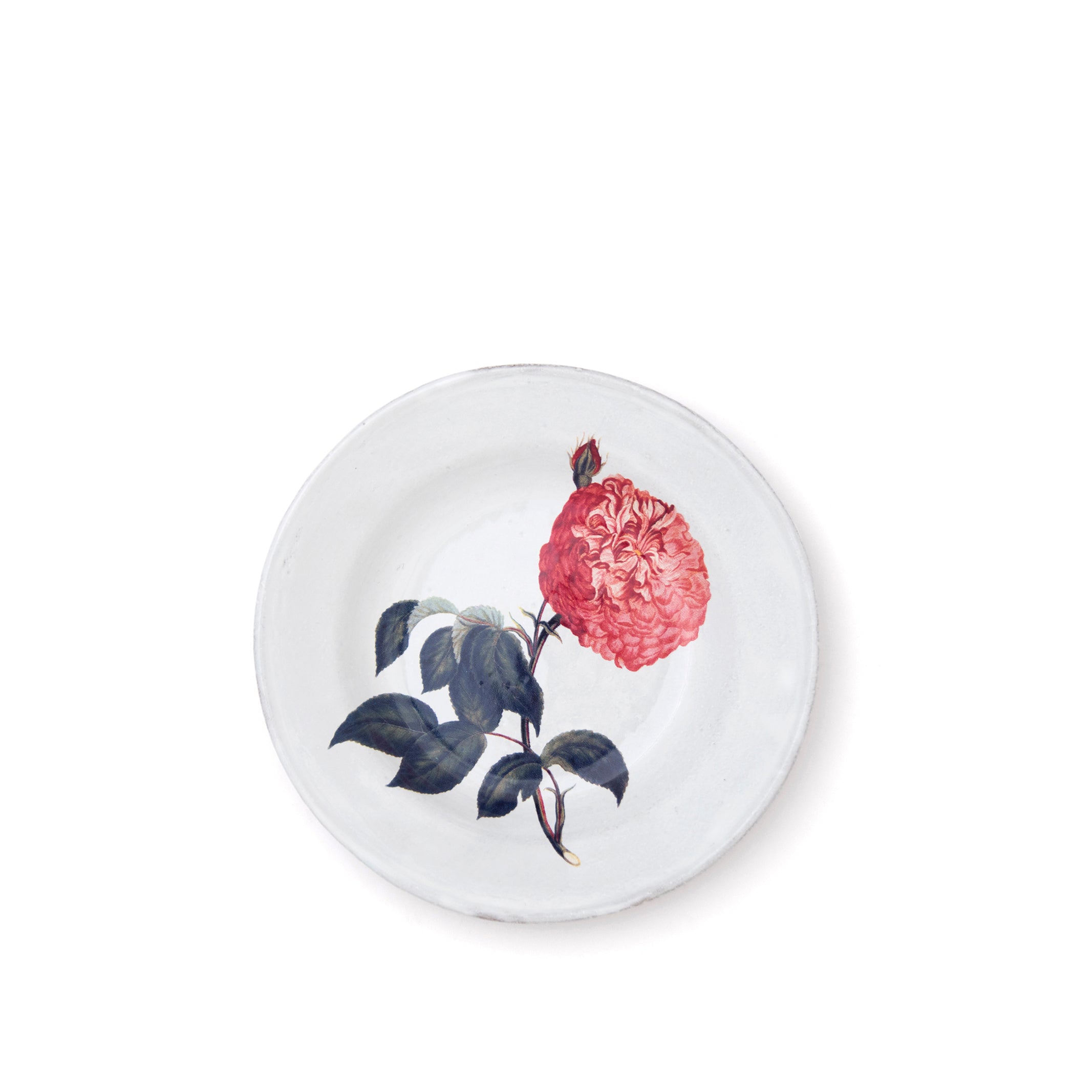 Alternate Rose Plate by Astier de Villatte, 22cm