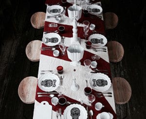 Crésus Large Vase with Gold Rim by Astier de Villatte, 22cm