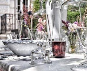 Pair of Istanbul Candlesticks by Astier de Villatte, 40cm