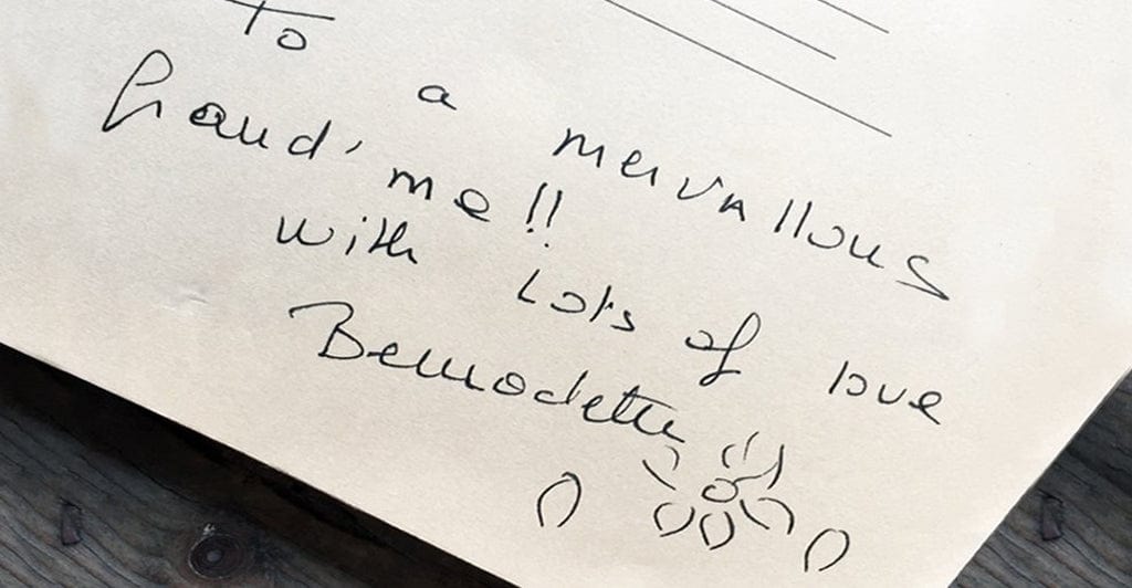 Bernadette's Hand Stamped Falling Flower Linen Napkin in Gold, 50x50cm