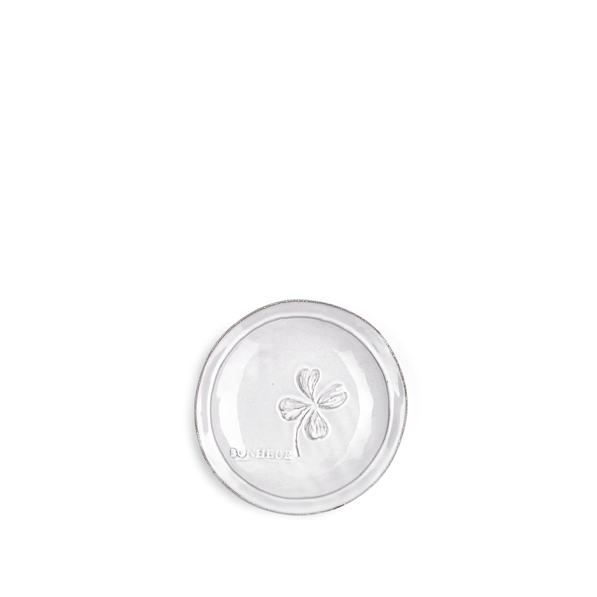 Bonheur Fleur saucer by Astier de Villatte, 13.5cm