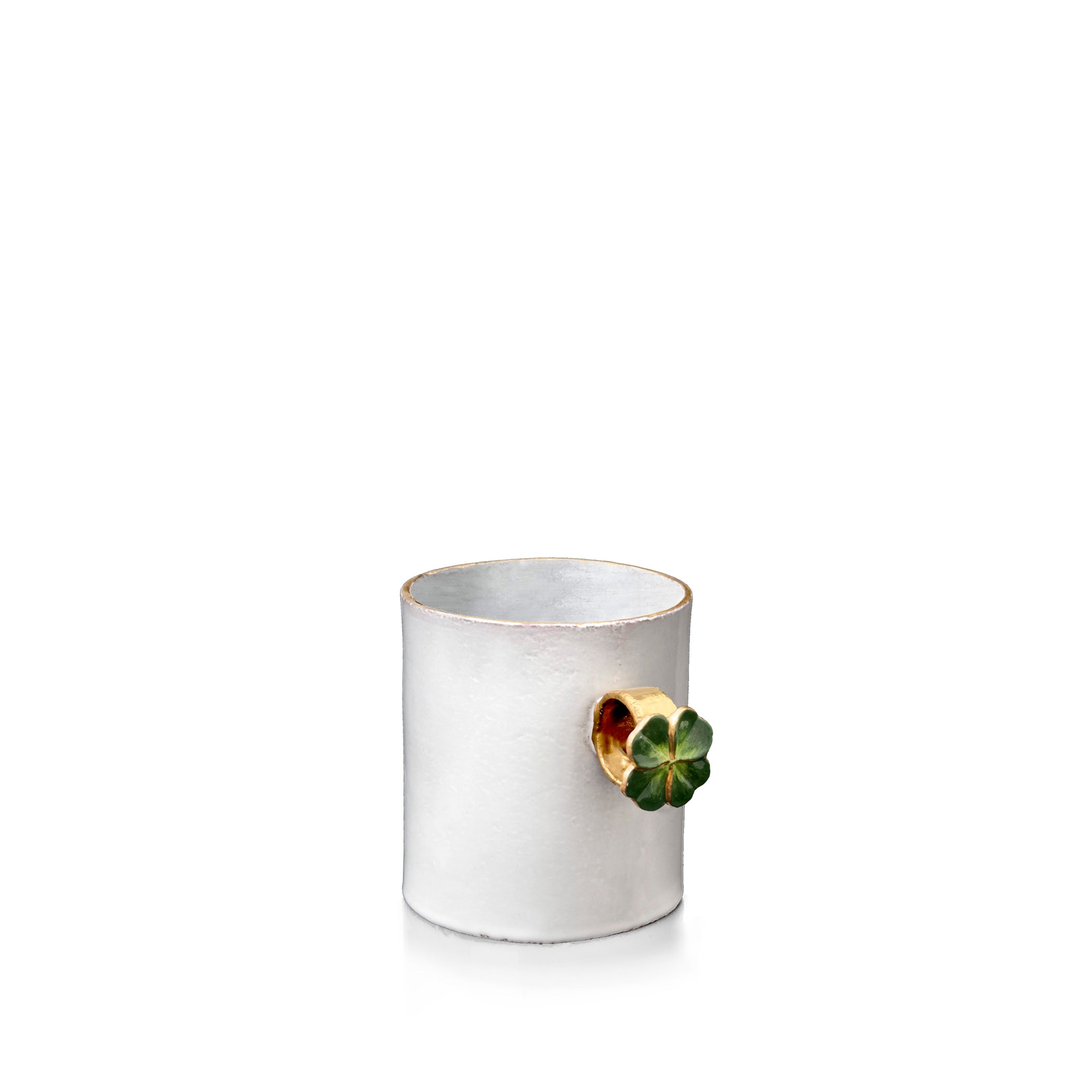 Clover Ring Mug by Astier de Villatte, 10.5cm