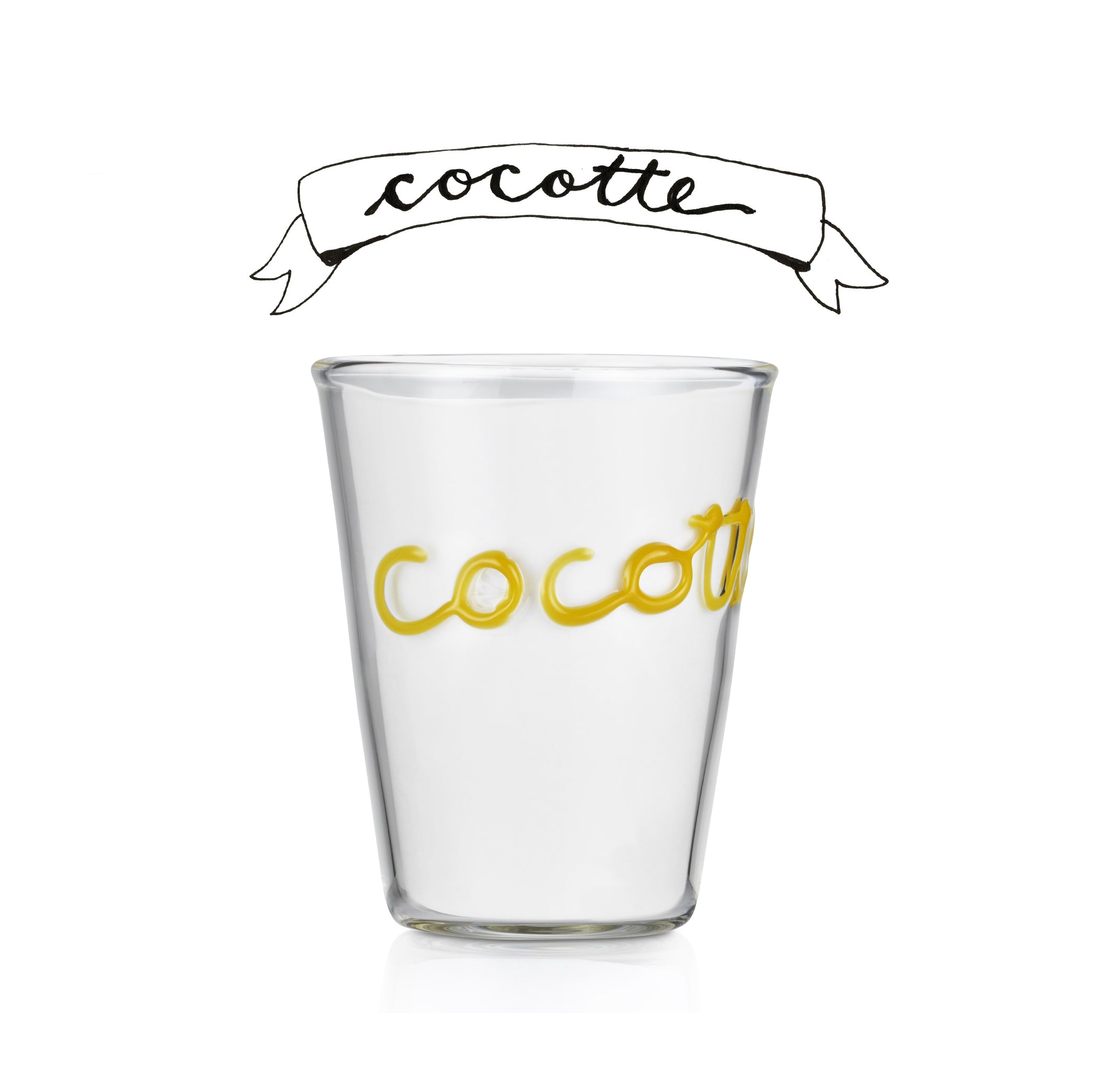 Handblown Glass "Cocotte" (Sweetie) Tumbler