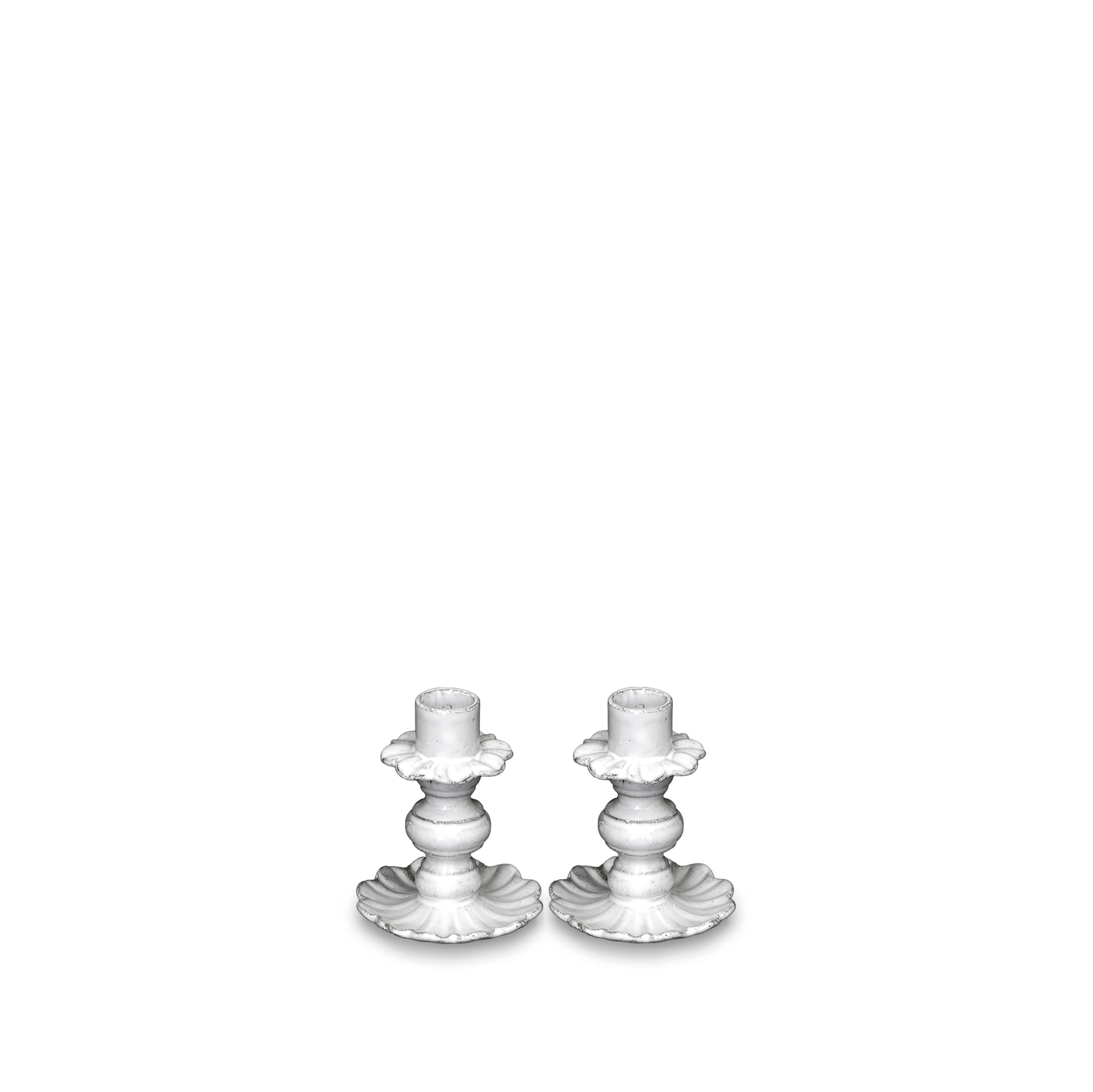 Pair of Fifi Candlesticks By Astier de Villatte, 10.5cm