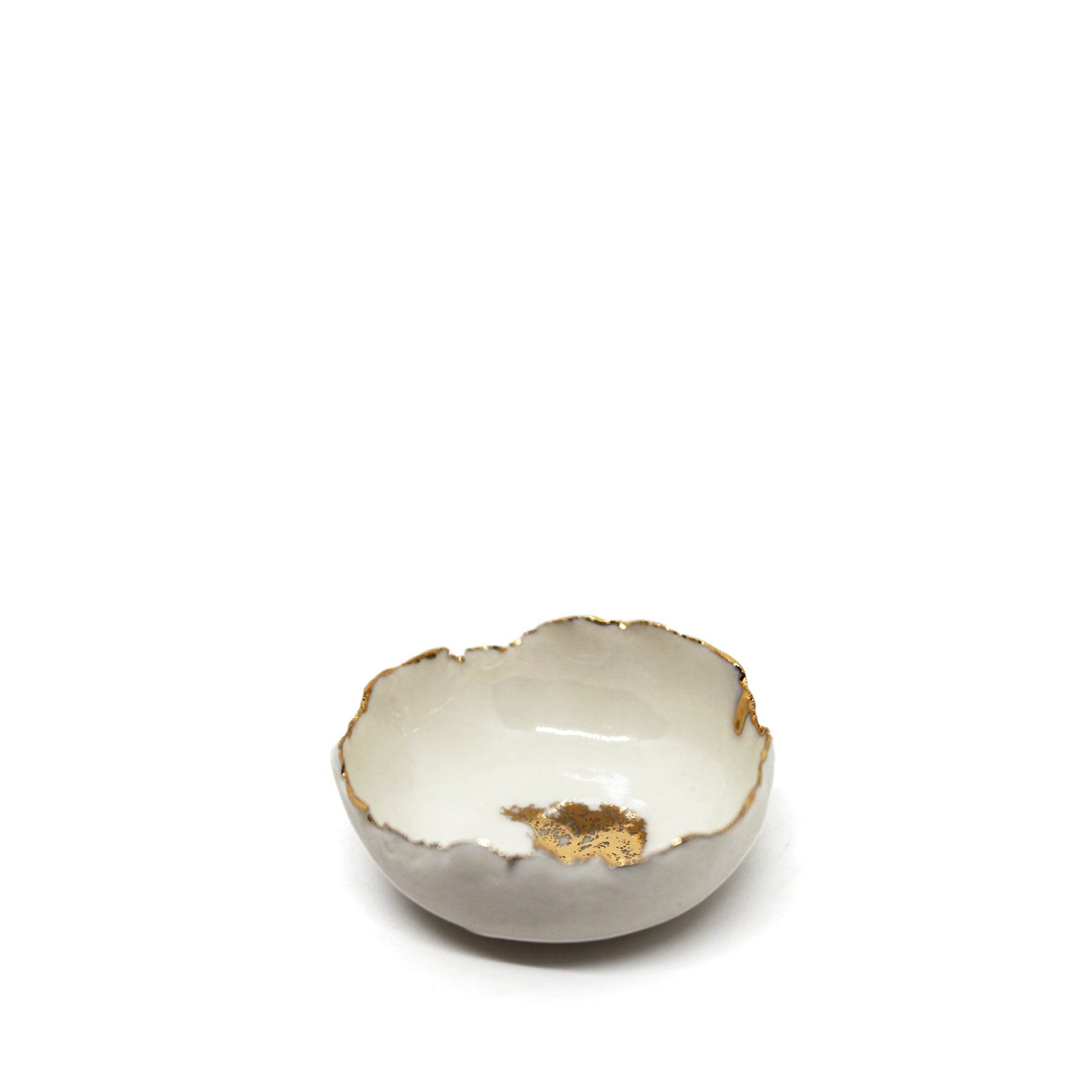 HB Jagged Bowl with Gold Tree, 7cm
