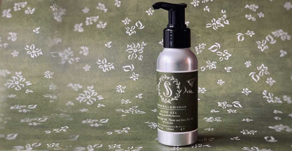 Summerill & Bishop Peppermint Leaf, Thyme & Lime Peel Alcohol Hand Gel 100ml