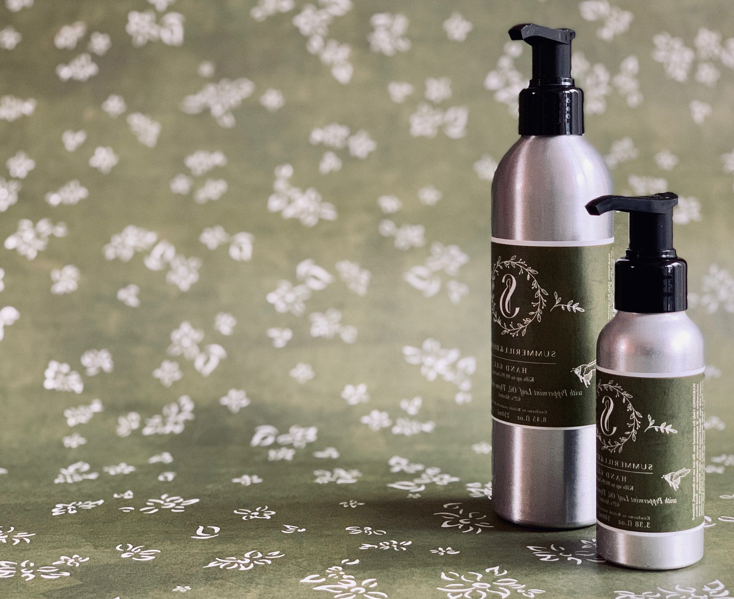 Summerill & Bishop Peppermint Leaf, Thyme & Lime Peel Alcohol Hand Gel 250ml