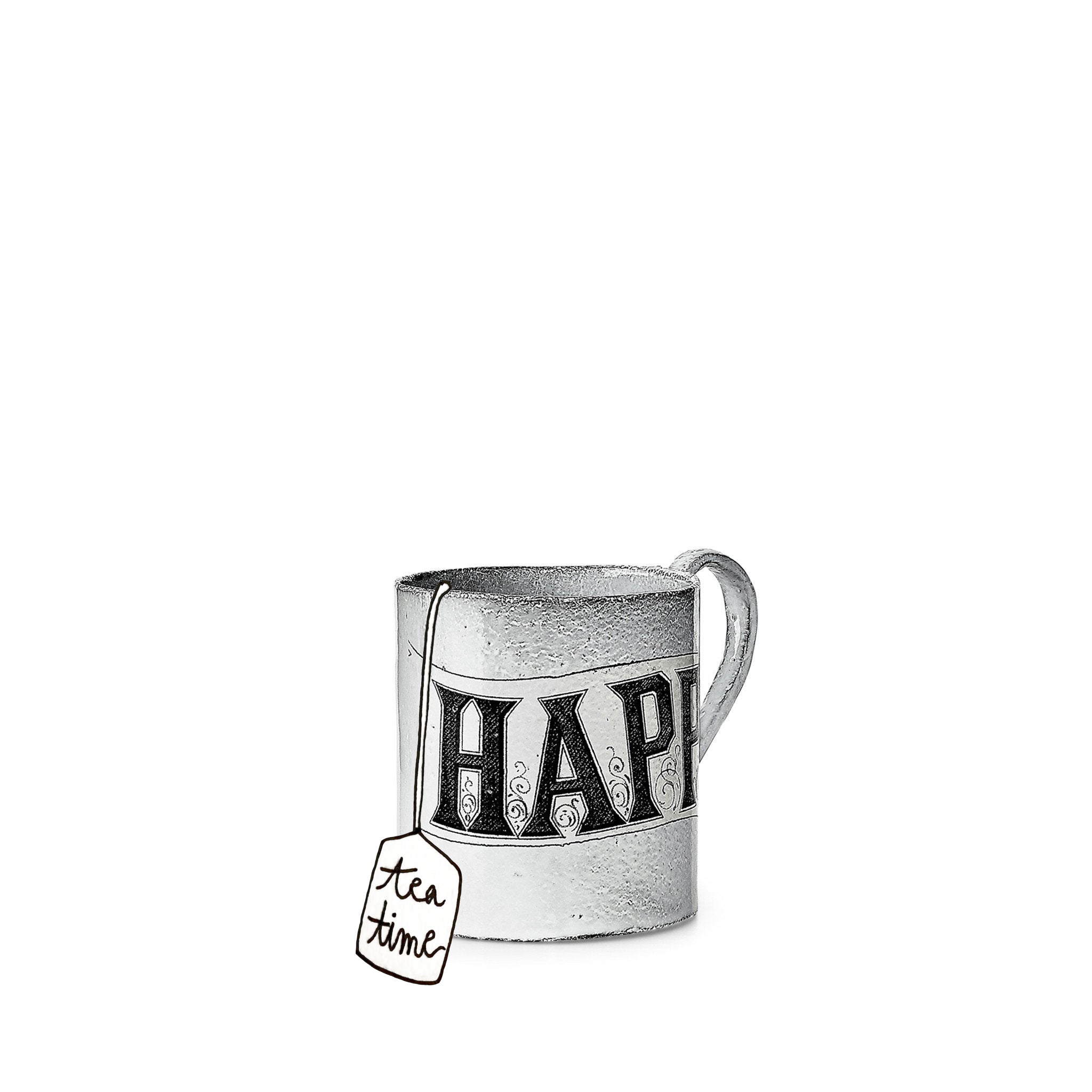 Happy Mug by Astier de Villatte, 10cm