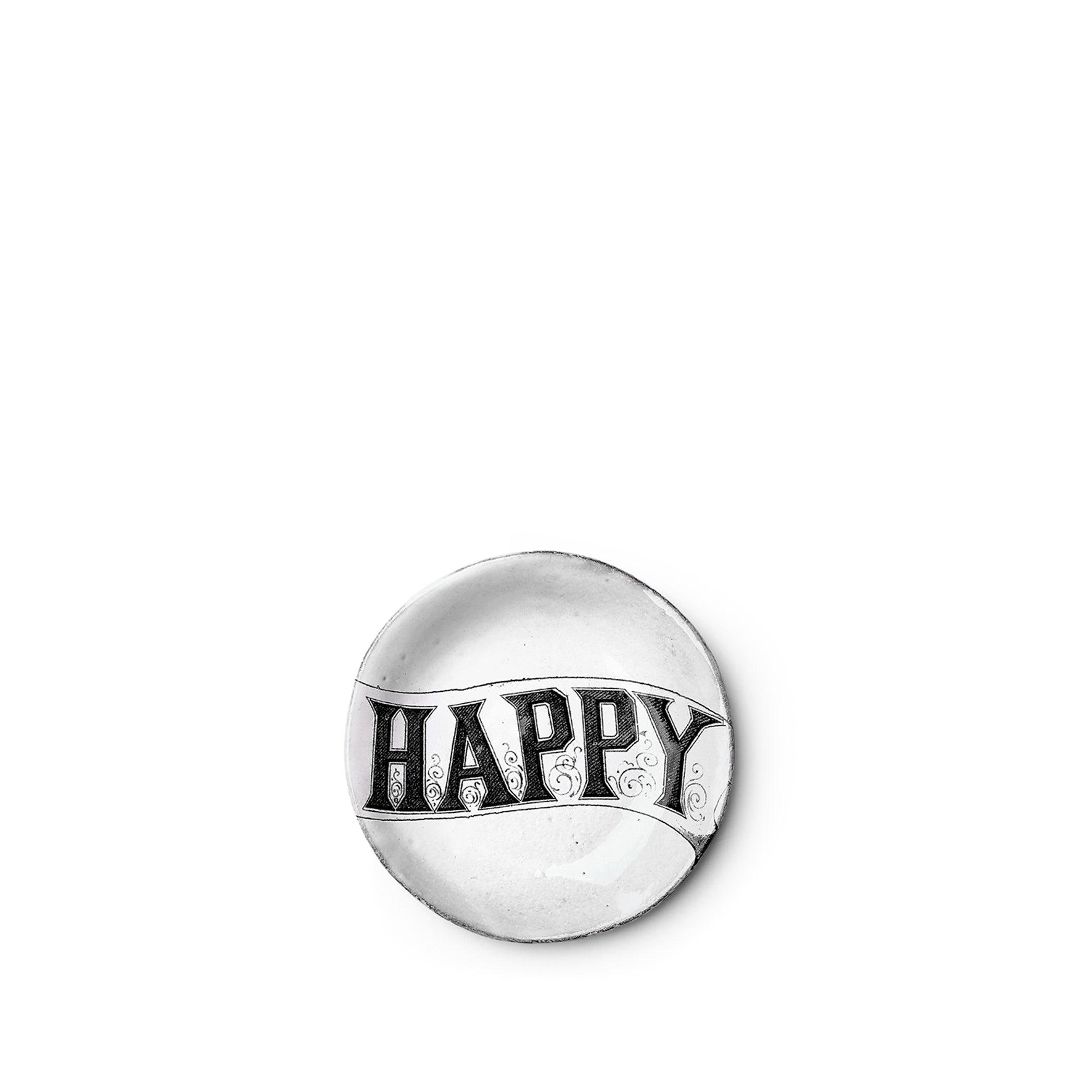 Happy Saucer by Astier de Villatte, 13.5cm