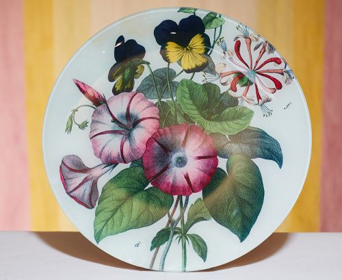 John Derian 'Dark Pink Dahlia' Plate, 13cm