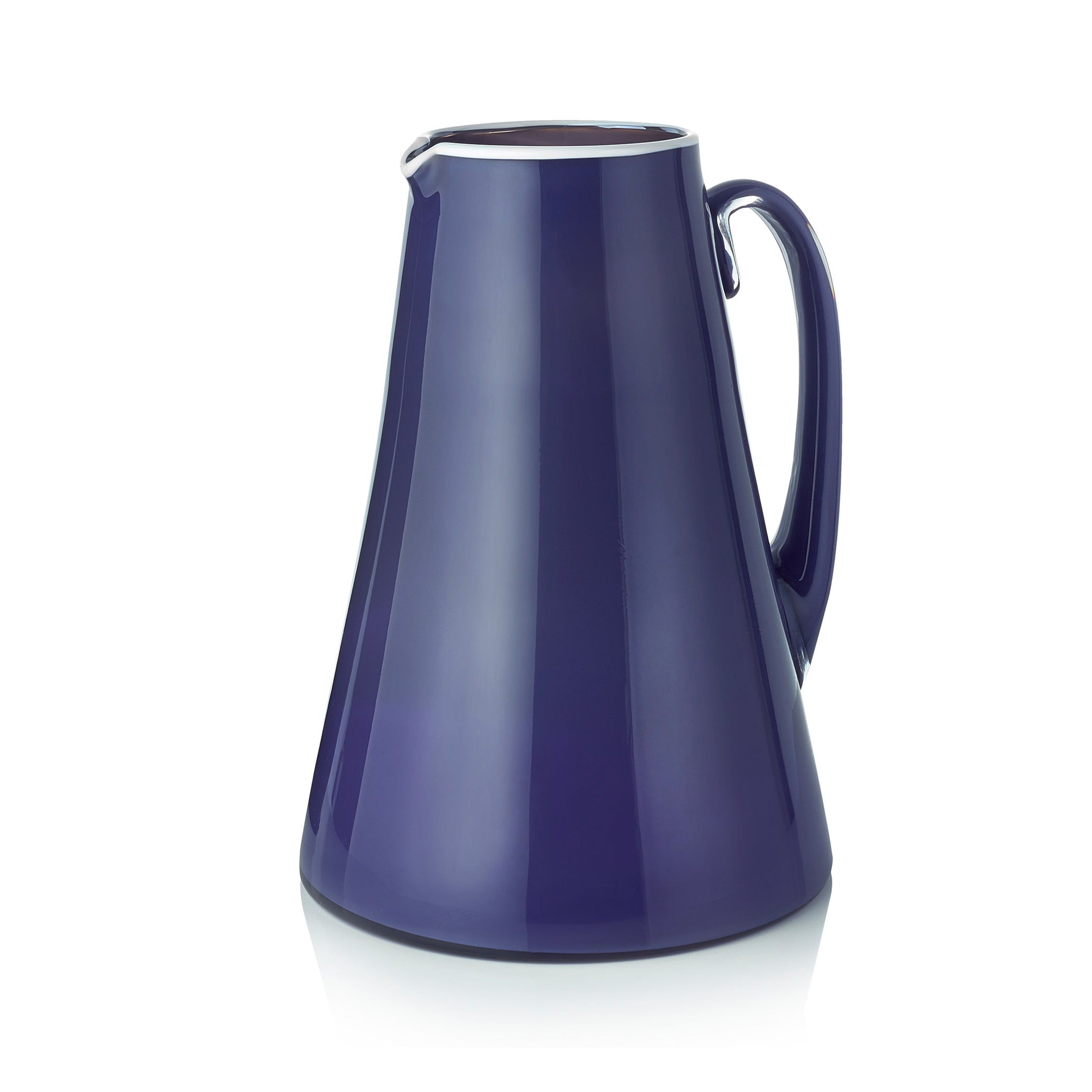 Handblown Glass Bumba Jug in Purple, 3lt