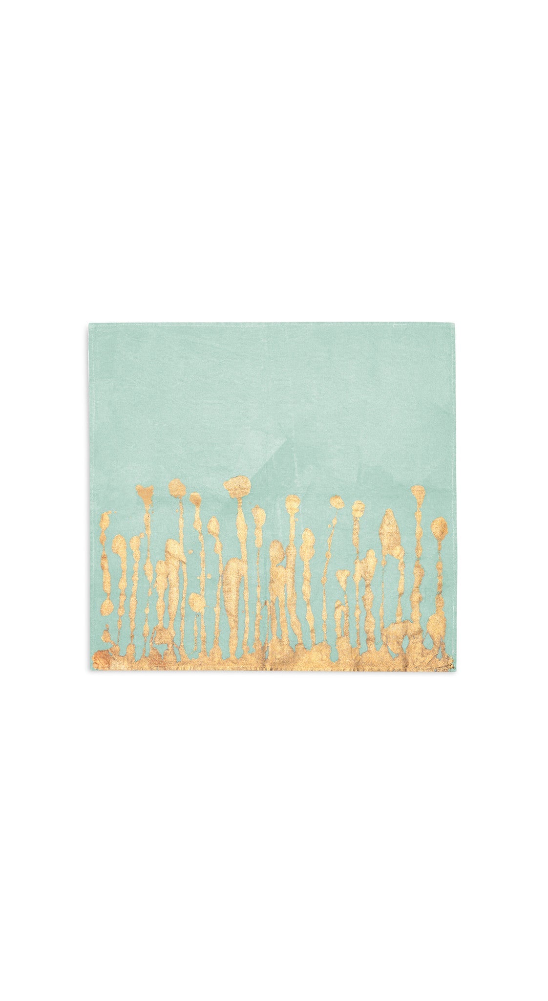 Ink Linen Napkin in Light Green, 50x50cm