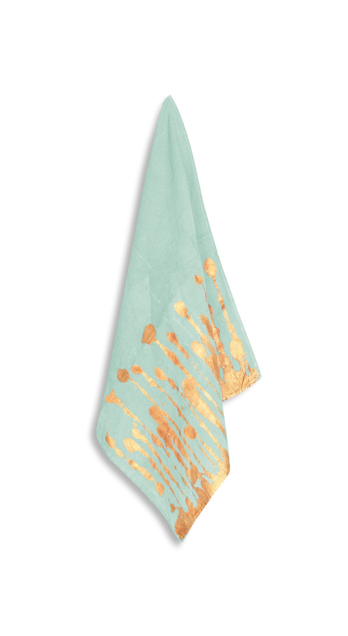 Ink Linen Napkin in Light Green, 50x50cm