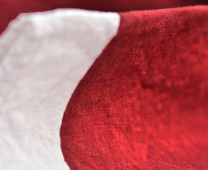 Full Field Linen Napkin in Claret Red, 50x50cm