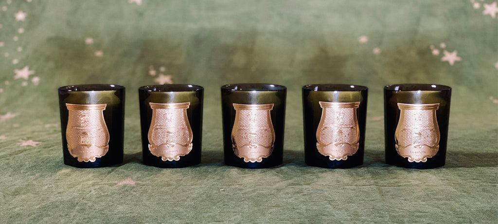 'Napoleon' Imperial Cameo Pillar Candle in Black, 25cm by Trudon