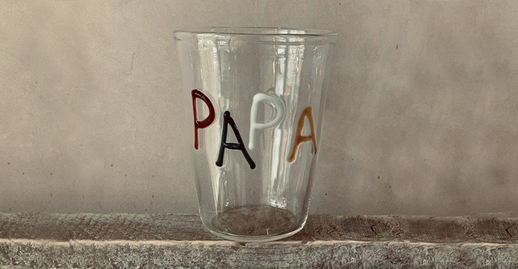 Handblown Glass Papa Tumbler