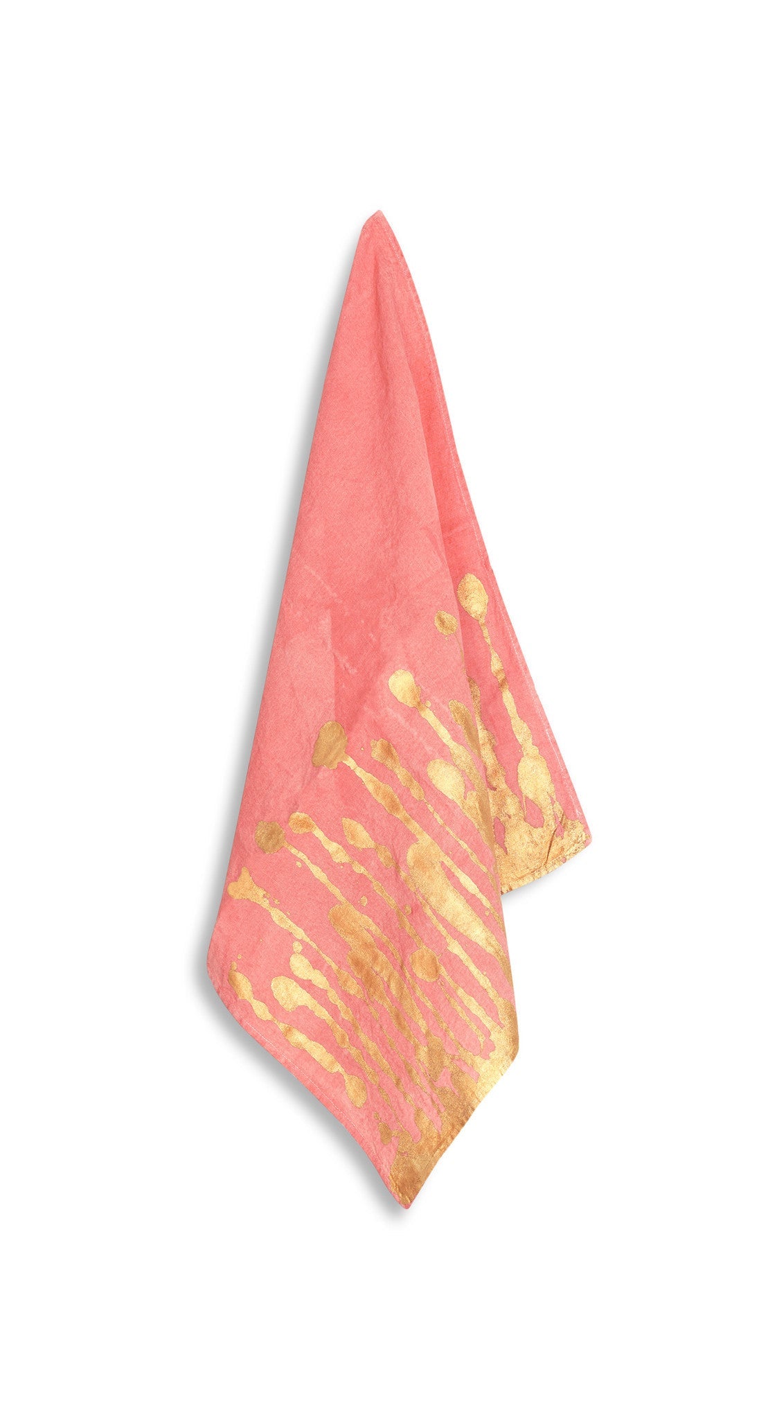 Ink Linen Napkin in Deep Pink, 50x50cm