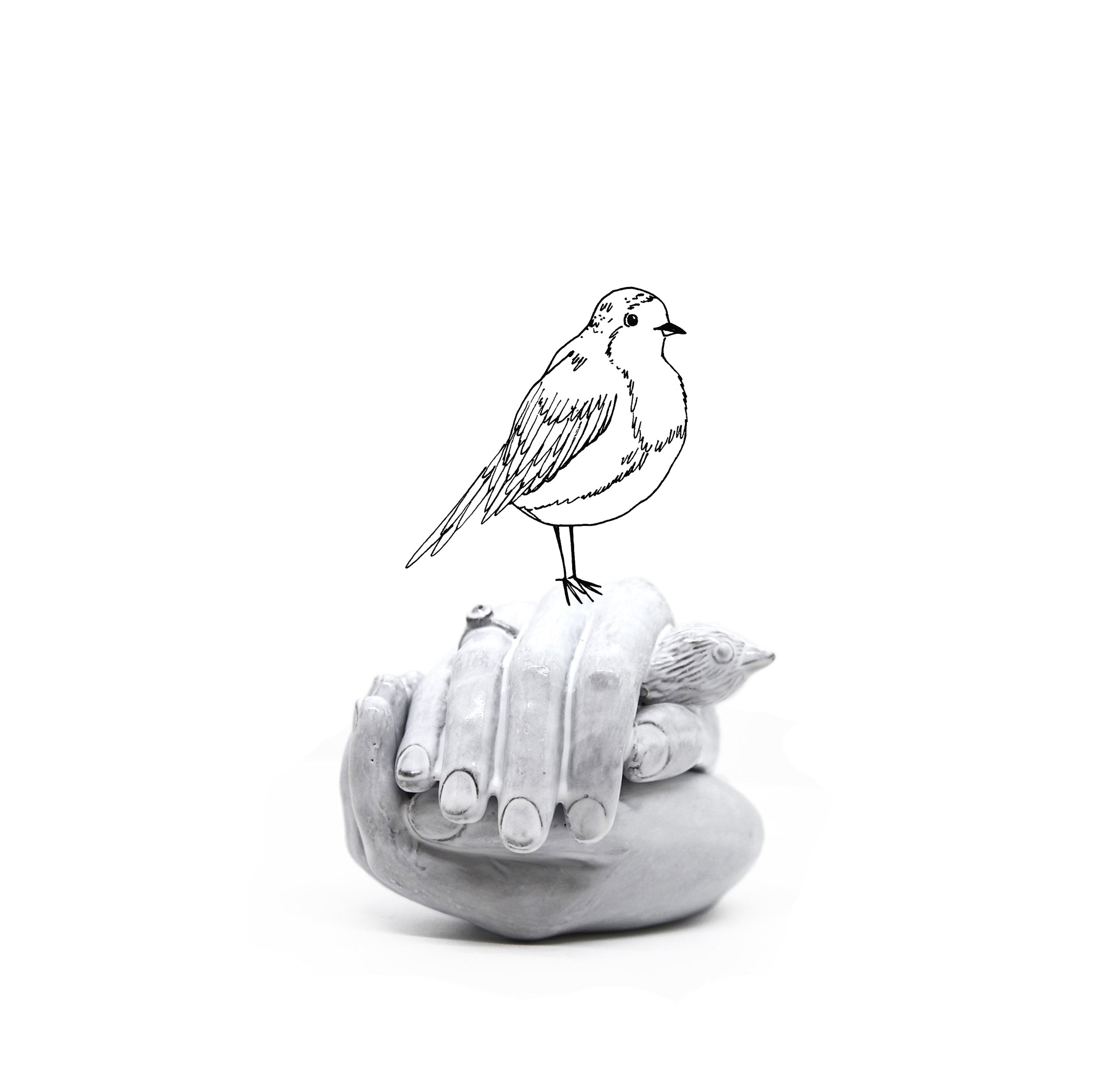 Serena Bird Box by Astier de Villatte, 12.5cm