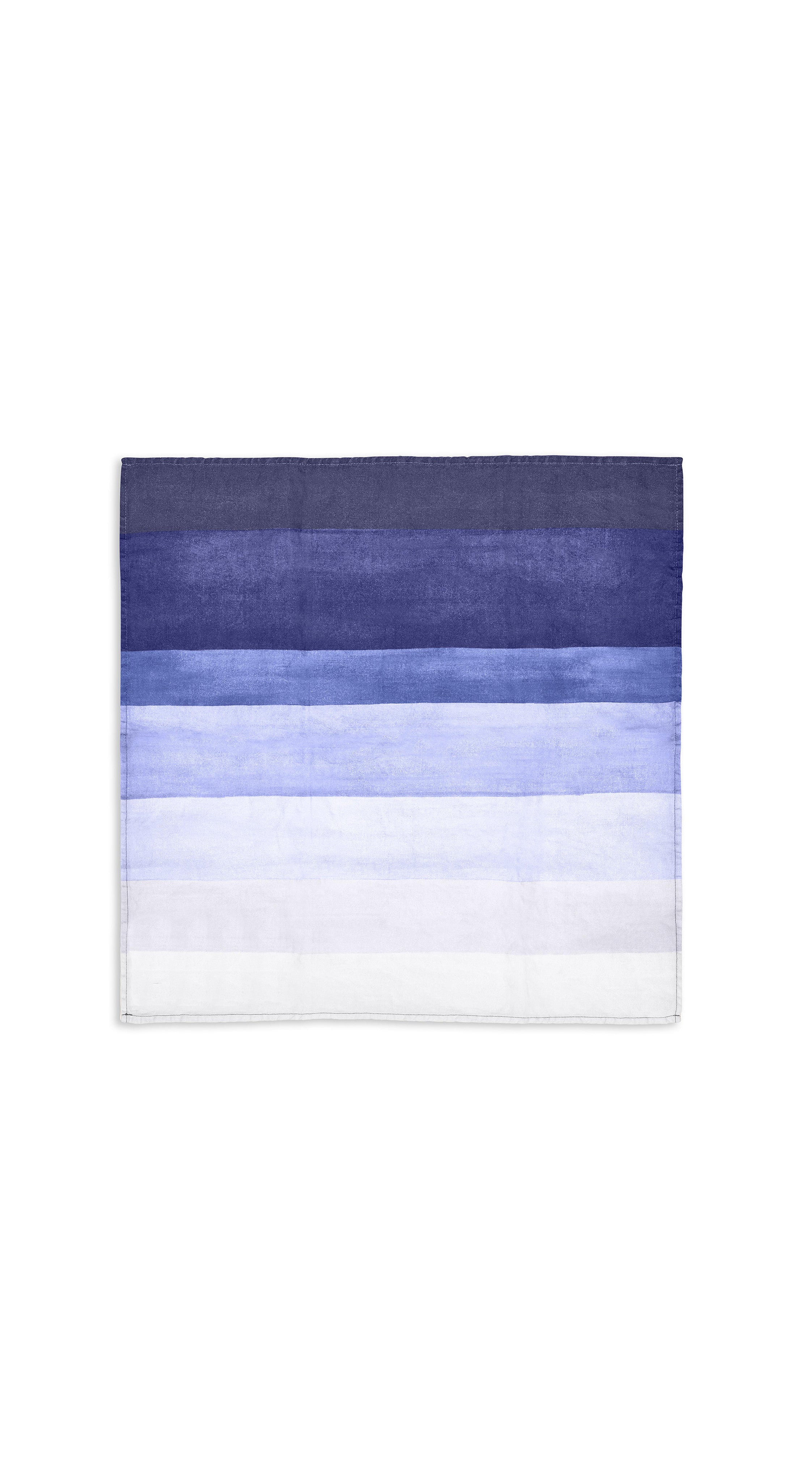 'Shades of Blue' Linen Napkin in Blue, 50x50cm