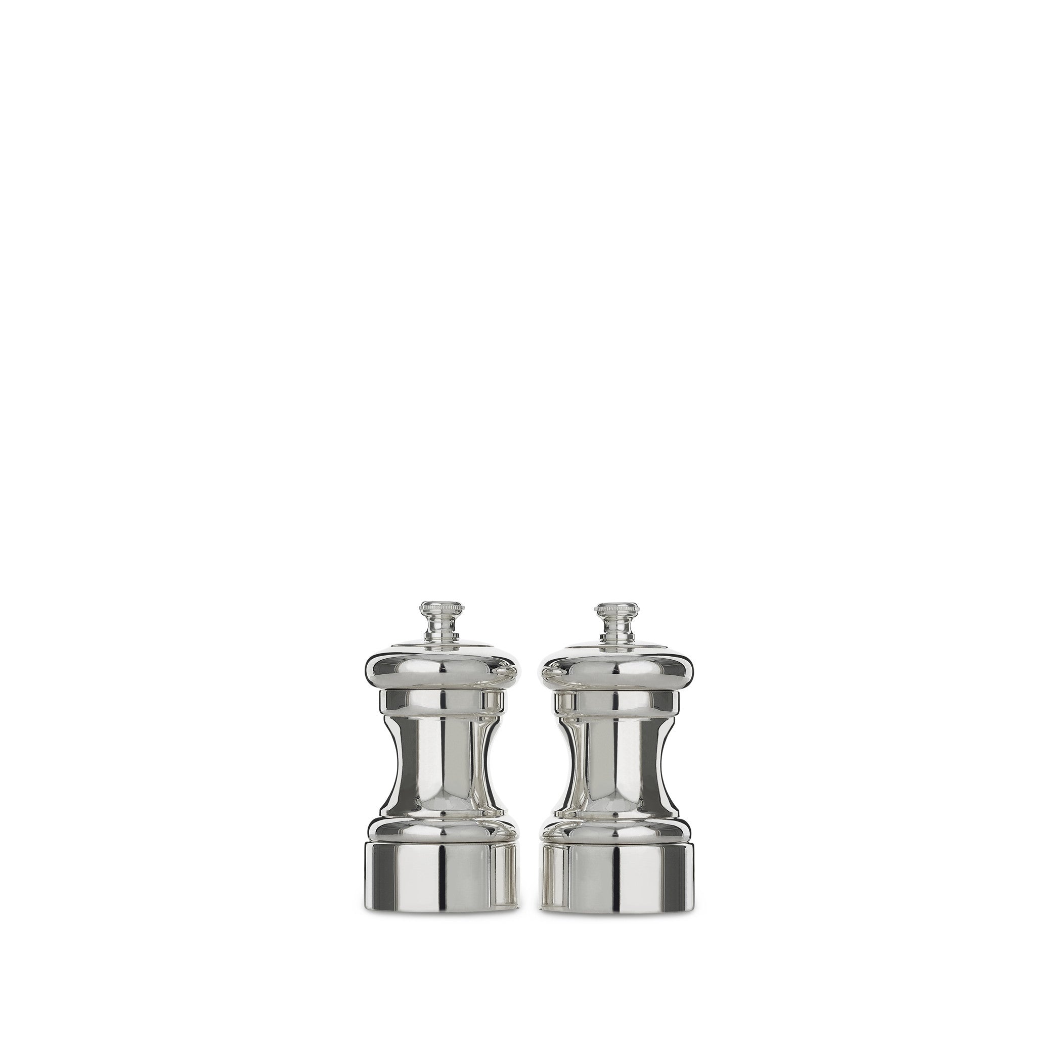 Peugeot Mignonnette Silver Plated Salt & Pepper Mill Set, 10cm