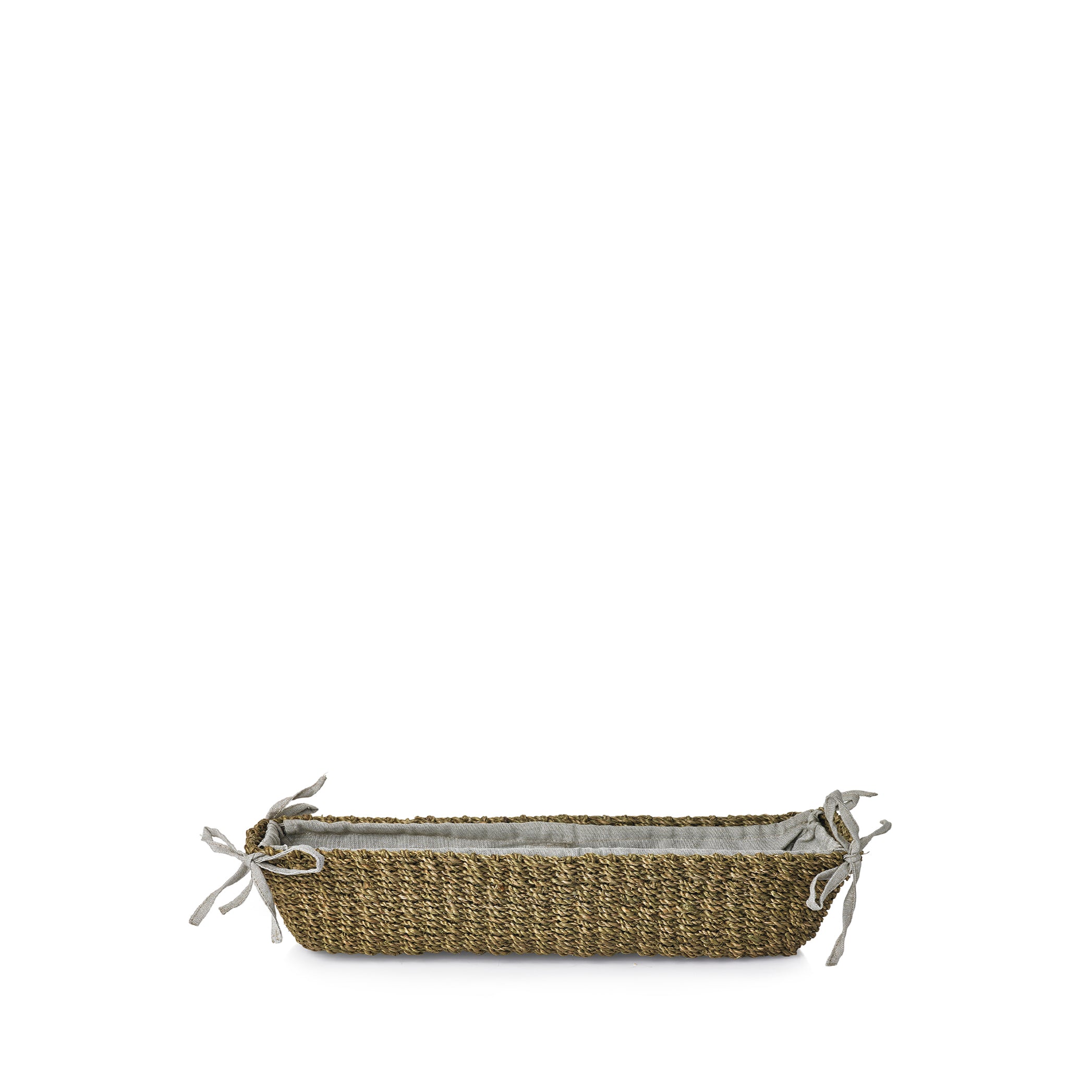 Abaca Woven Bread Basket in Sage