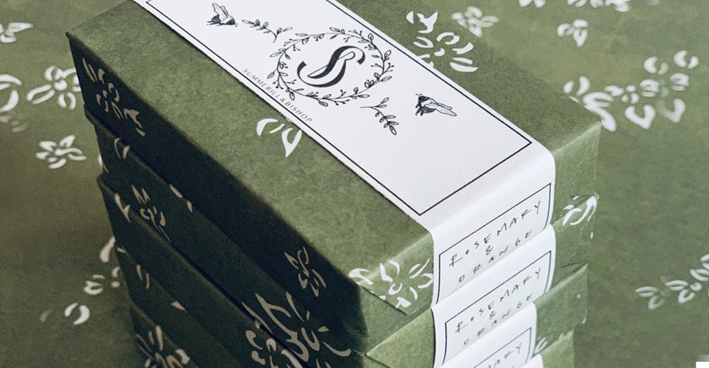 Summerill & Bishop Rosemary & Orange Handmade Soap, 100g