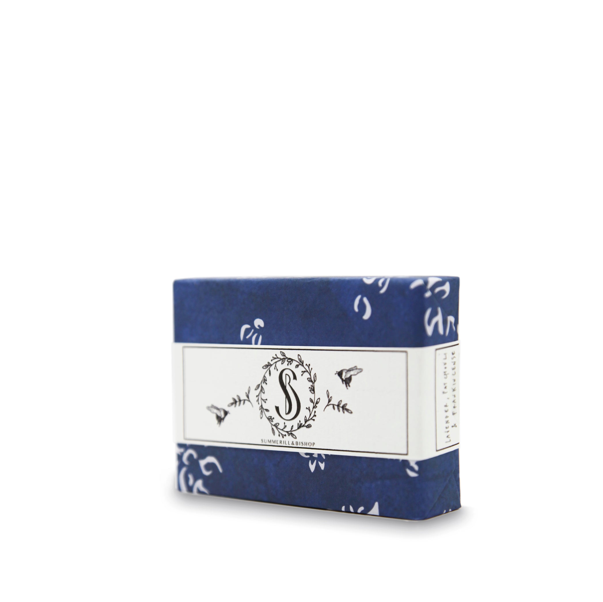 Summerill & Bishop Lavender, Patchouli & Frankincense Handmade Soap, 100g