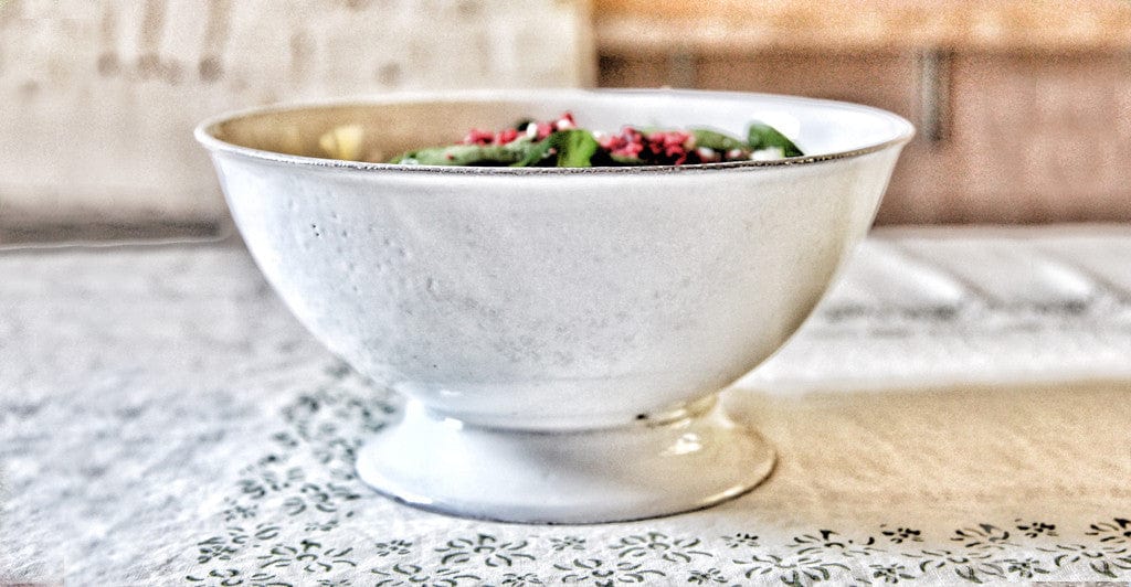 Sobre Large Salad Bowl by Astier de Villatte, 33.5cm