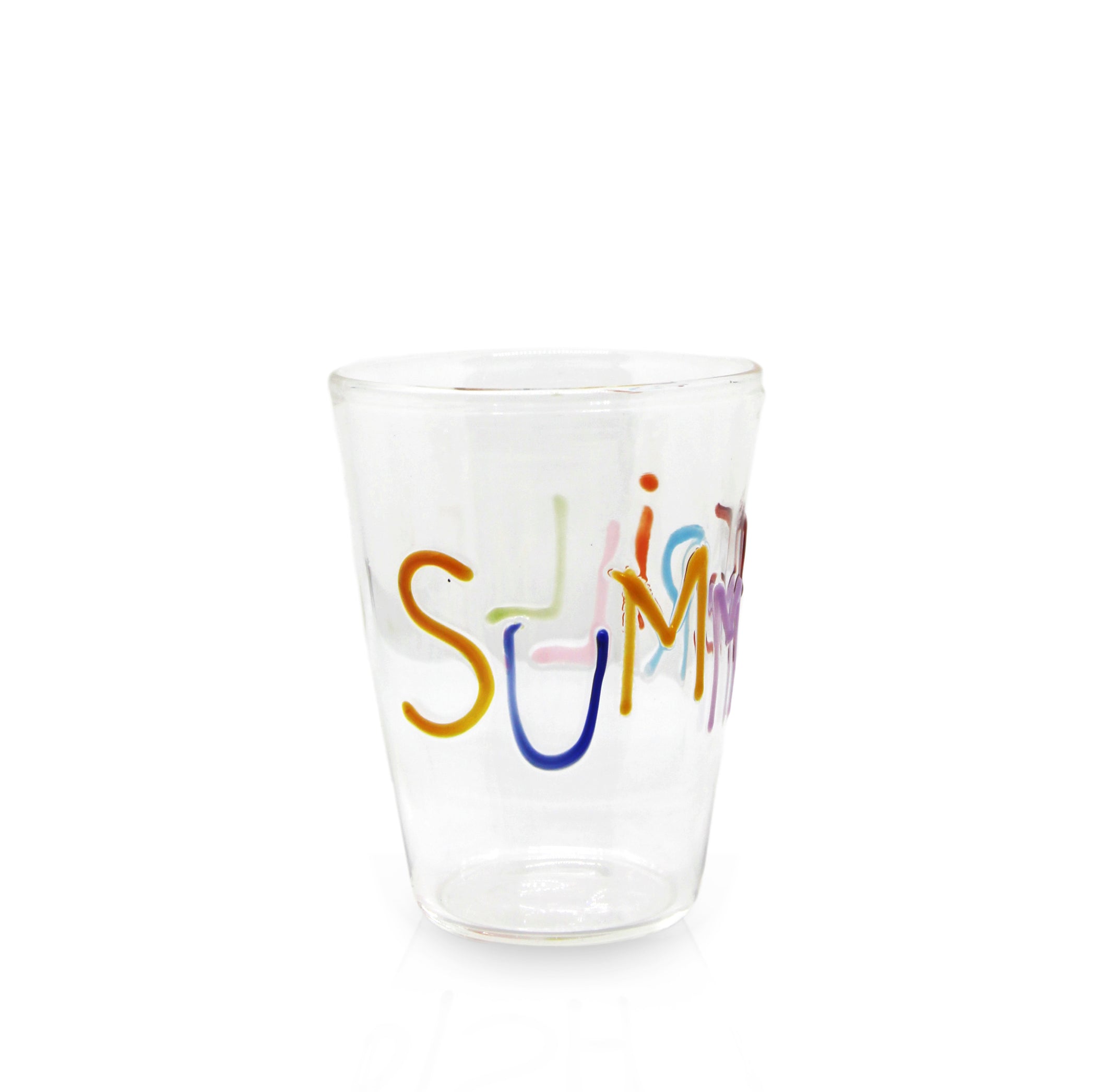 Bespoke Handblown Glass Word Tumbler - MADE TO ORDER