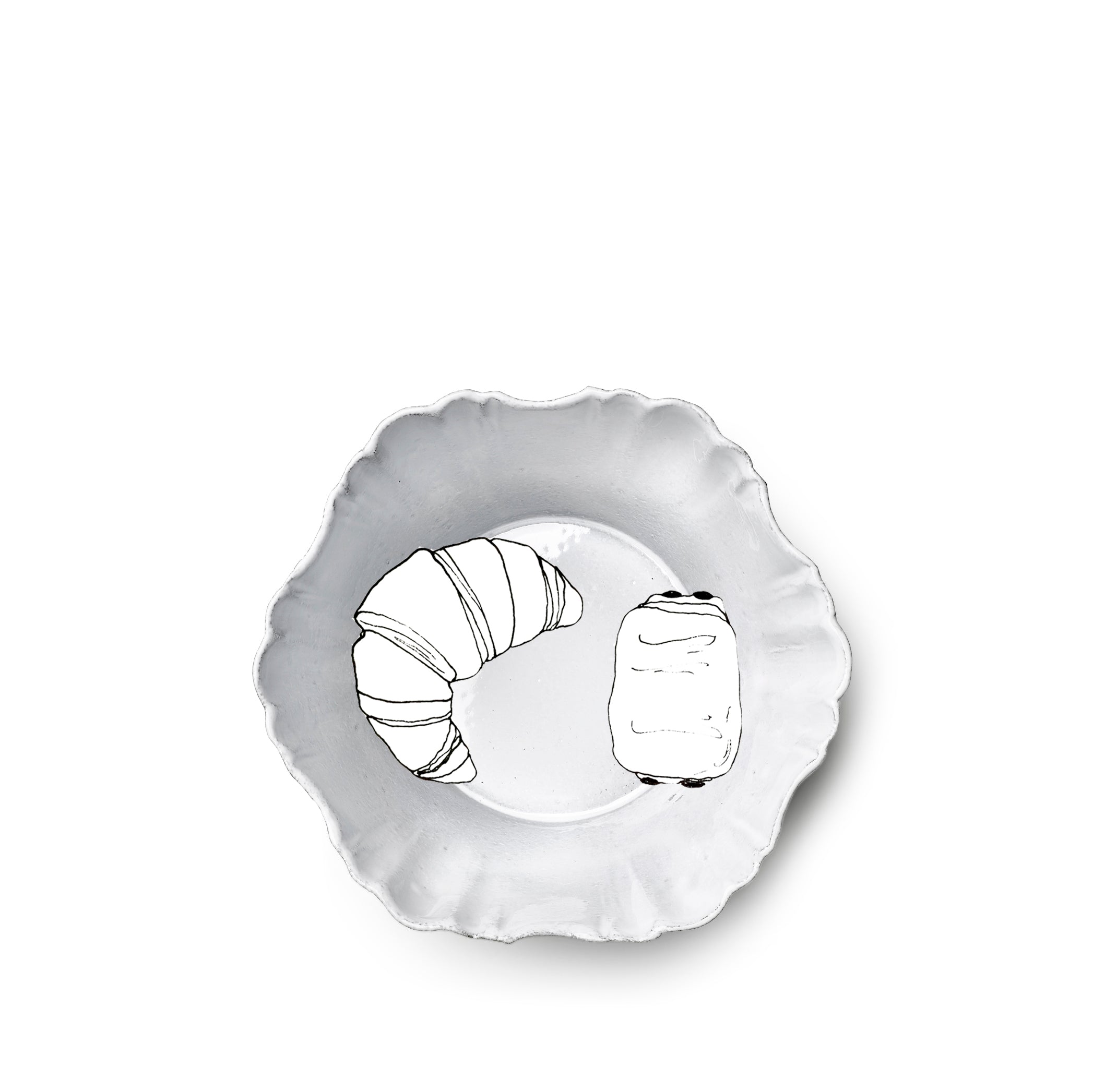 Victor Round Salad Bowl, Small by Astier de Villatte, 21cm