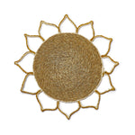 'Petal' Placemat in Mustard, 36cm