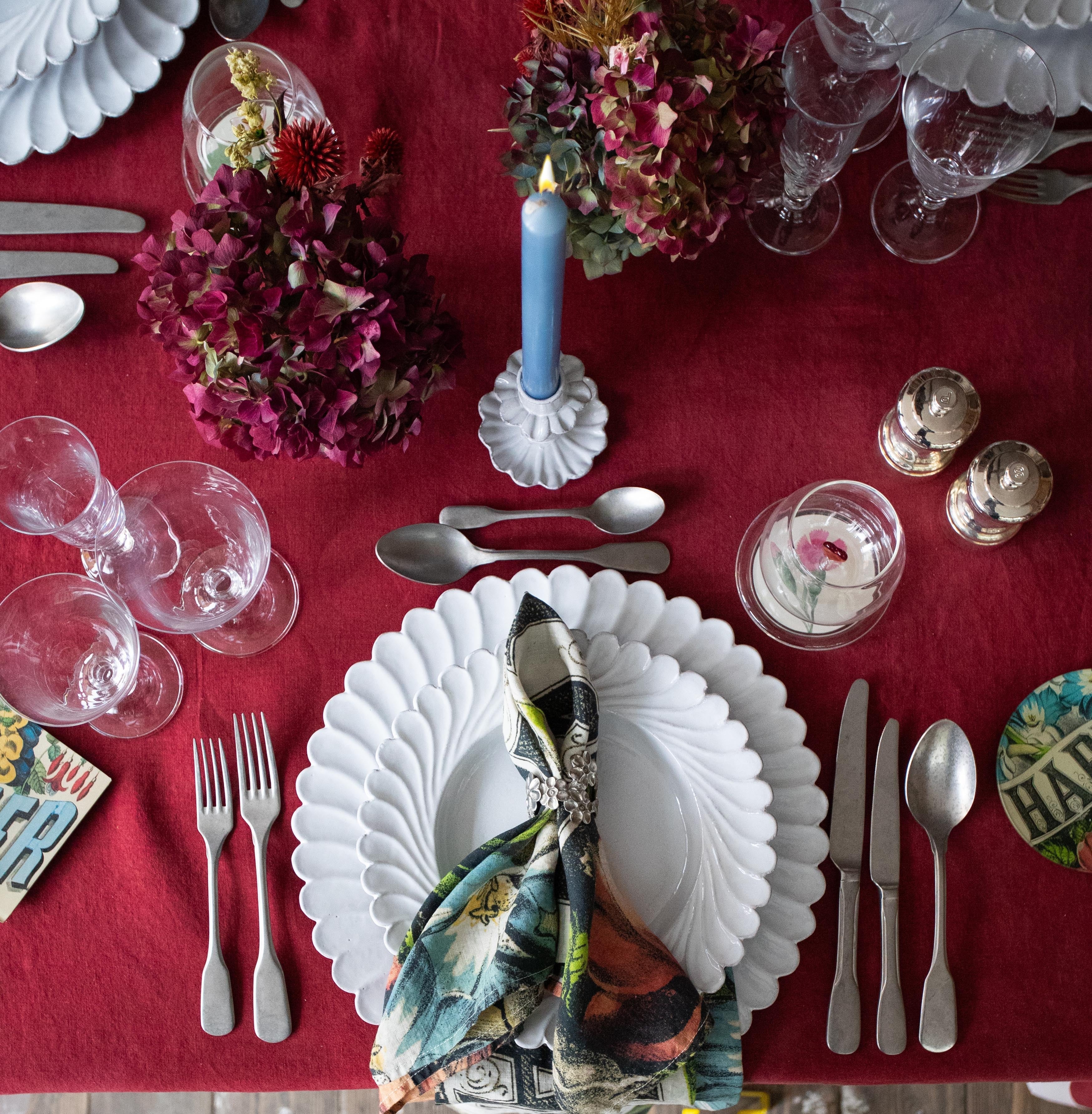 Summerill & Bishop x John Derian 'Happy' Linen Napkin