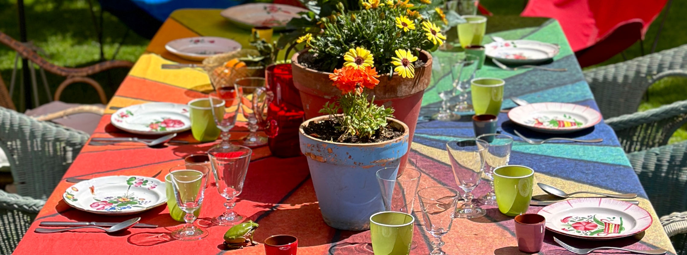 'Colour Wheel' Afternoon Tea Tablescape